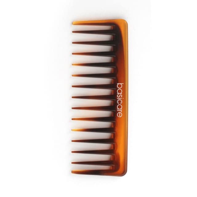 Basicare Wide Tooth Hair Detangling Comb for Thick Curly Wavy Hair - Gentle Wet & Dry Hair Detangler for Men & Women - Perfect for Salon Styling, Shampooing & Everyday Hair Care