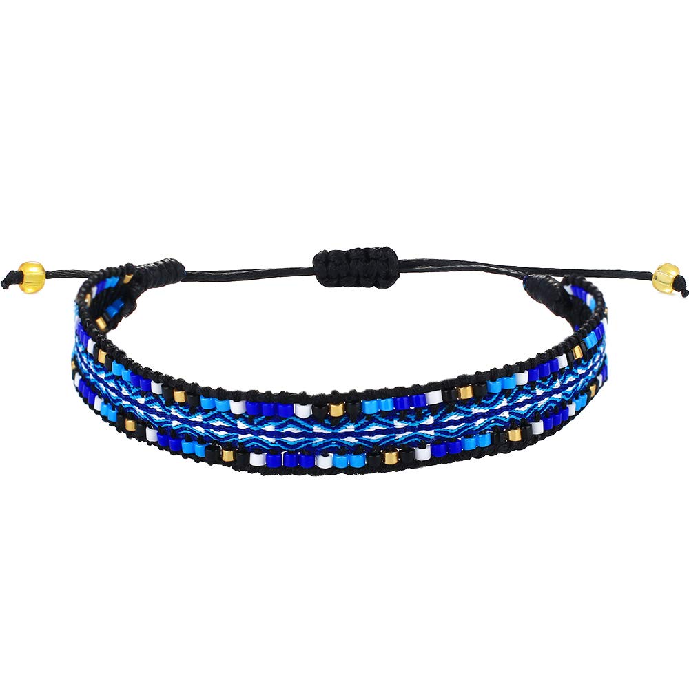 Handmade Bohemian Beaded Bracelets for Women - Ethnic Strand Wrap Bracelets - Perfect for Festivals, Boho Fashion & Everyday Wear