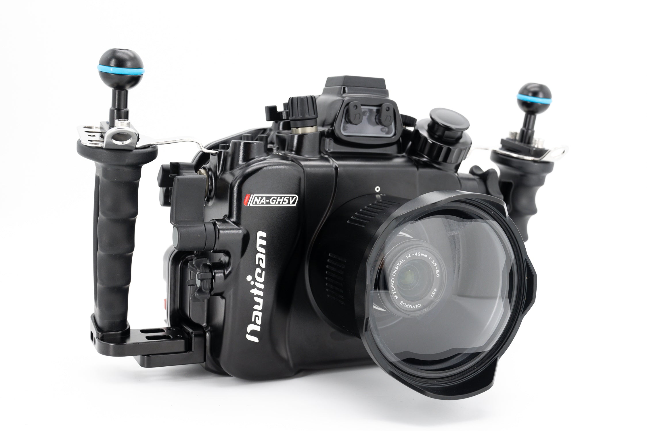Waterproof Underwater Housing for Panasonic Lumix GH5/GH5S/GH5II Cameras - HDMI 2.0 Support - Ideal for Scuba Diving, Snorkeling & Underwater Photography