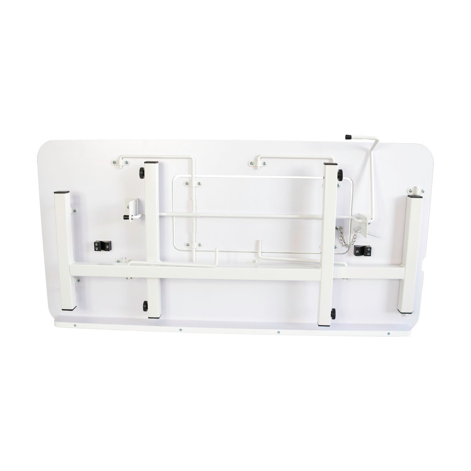 SewingRite SewStation 101 Portable Folding Sewing Table with Steel Legs - White Sewing Machine Table for Home, Office & Business - Ideal for Quilting, Crafting & DIY Projects