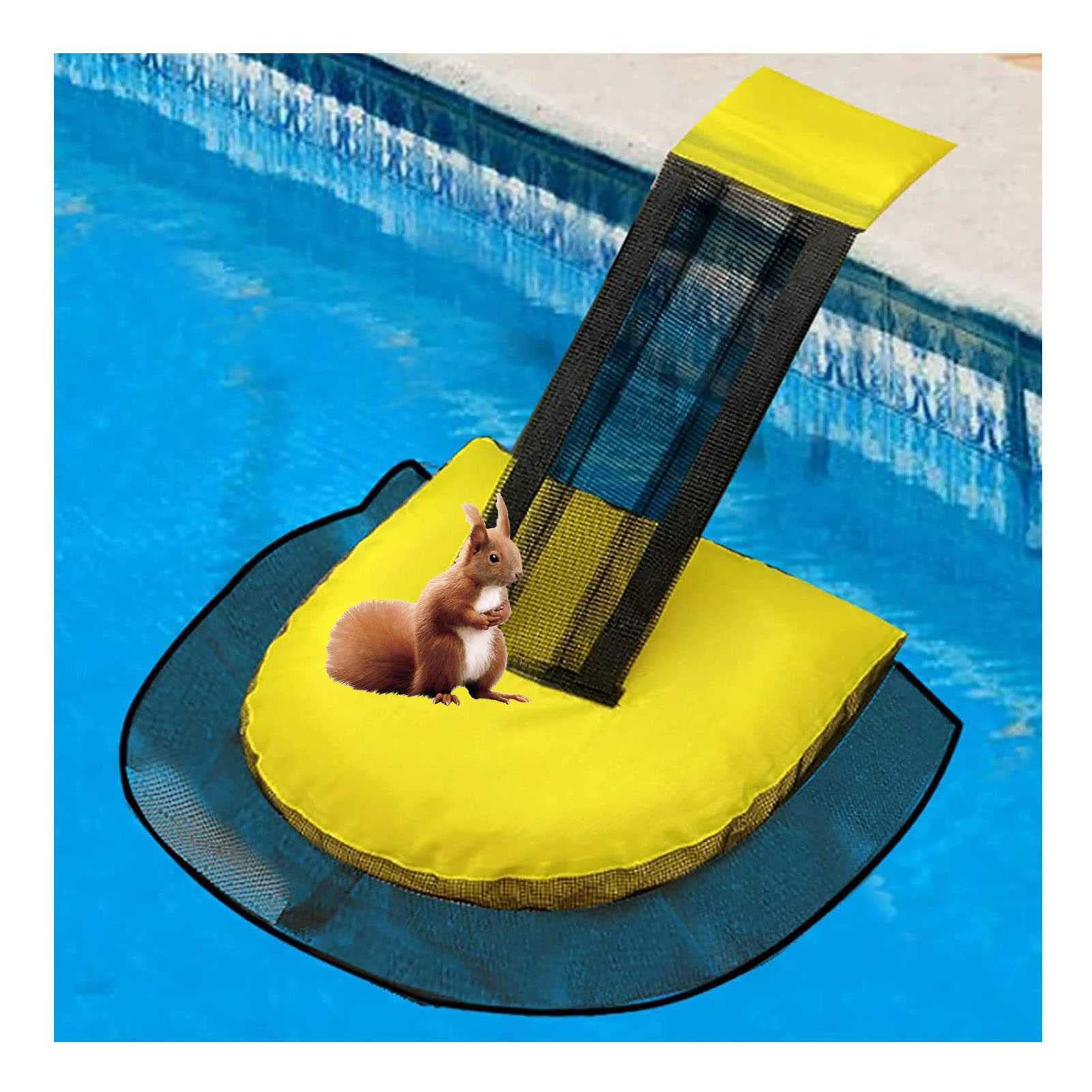 TRUSOVA Pool Rescue Ramp - Floating Animal Escape Ramp for Small Animals, Durable Swimming Safety Net for Frogs, Bees, Birds & Chipmunks - Perfect for Pools, Ponds & Water Features