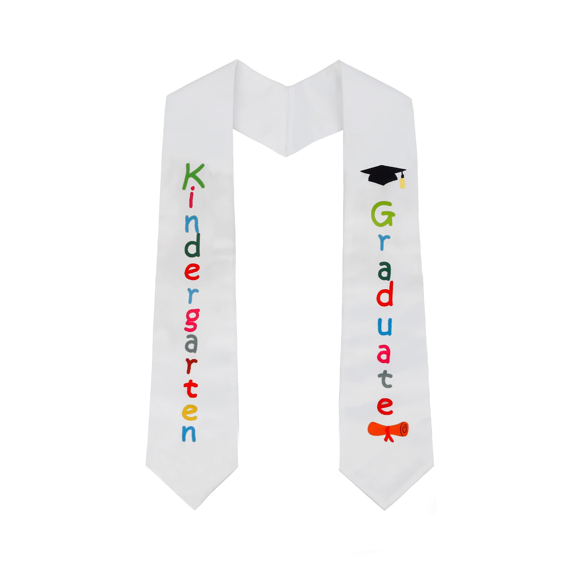 Kindergarten & Preschool Graduation Sash Stole - Class of 2025 Graduation Stole for Kids - Perfect for Preschool Ceremonies, Kindergarten Graduation & First Achievement Celebrations