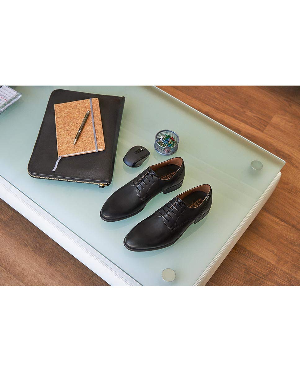 PIKOLINOS Men's Bristol Leather Lace-Up Dress Shoes - Stylish & Comfortable for Work, Office & Formal Occasions