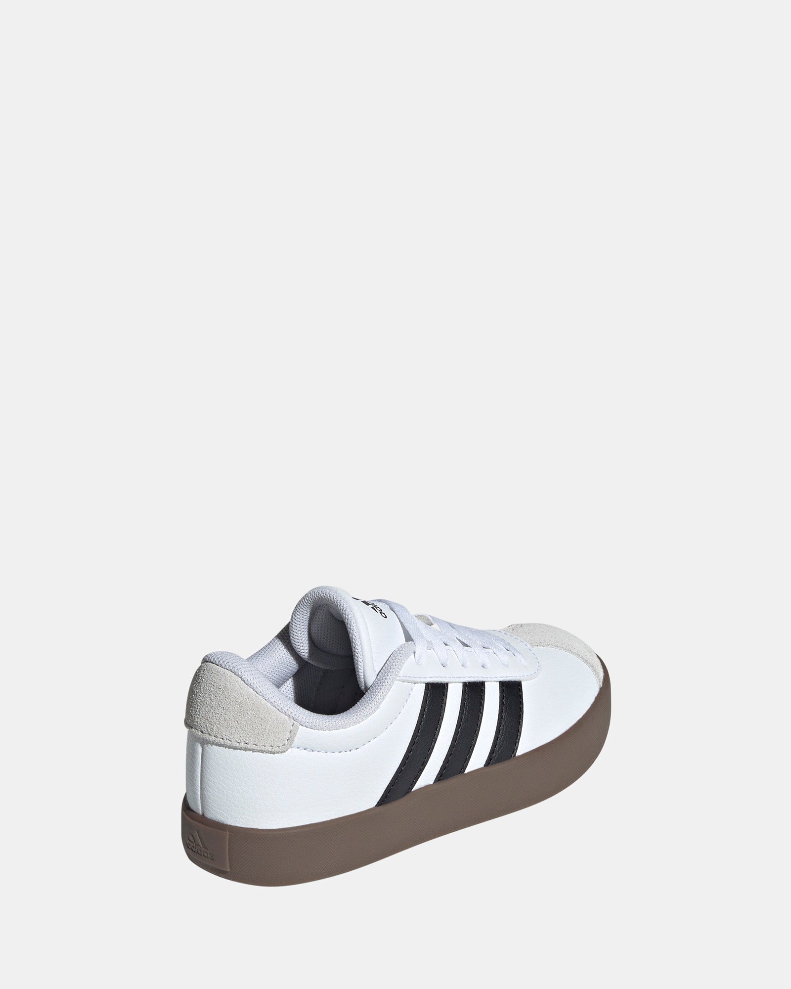 VL Court 3.0 Grade School Basketball Shoes - White/Black/Grey | Breathable Cushioned Sneakers for Kids | Perfect for School, Training & Outdoor Sports
