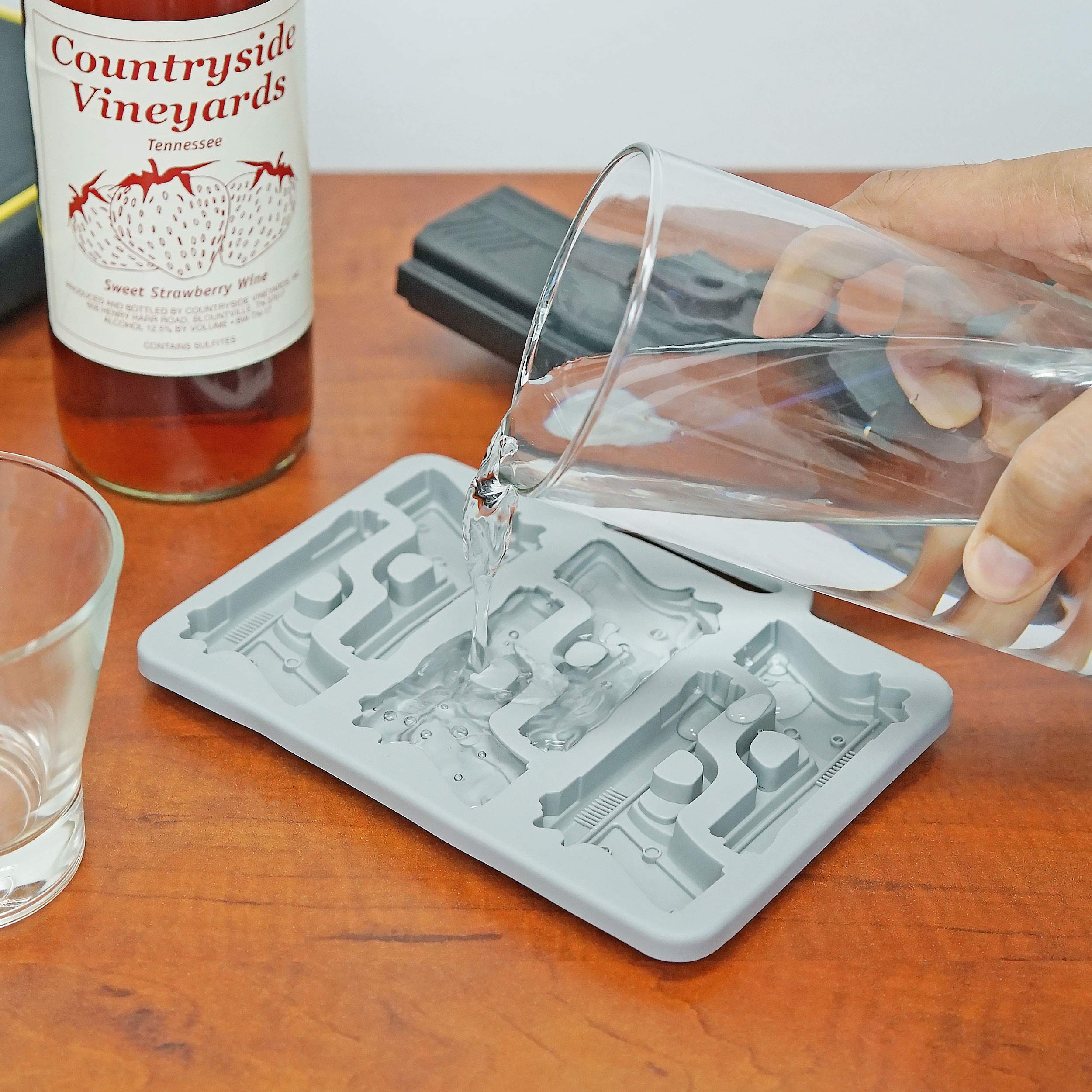 Stick 'Em Up! Silicone Ice Cube Tray - Fun Novelty Ice Mold for Cocktails, Drinks & Parties - Southern Homewares