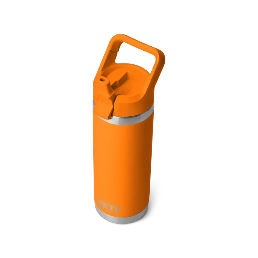 18 oz Rambler Insulated Water Bottle with Straw Lid - Leakproof Stainless Steel for Hiking, Gym & Outdoor Adventures