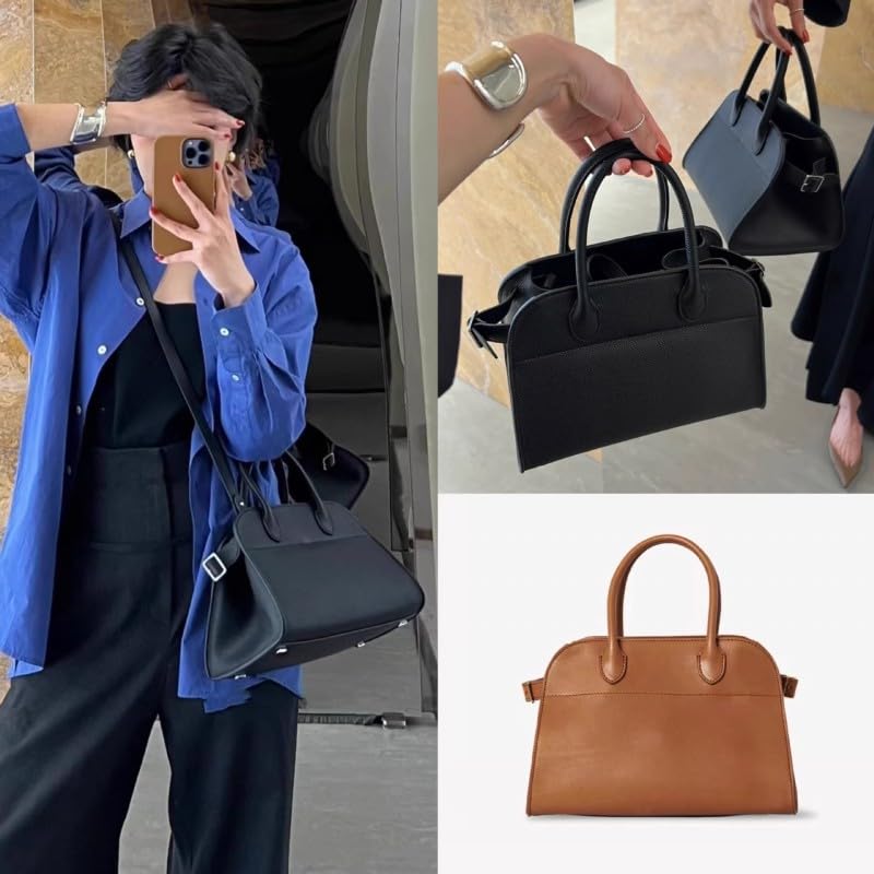 Stylish Large Margaux Leather Handbag for Women - Perfect for Work, Travel & Everyday Use