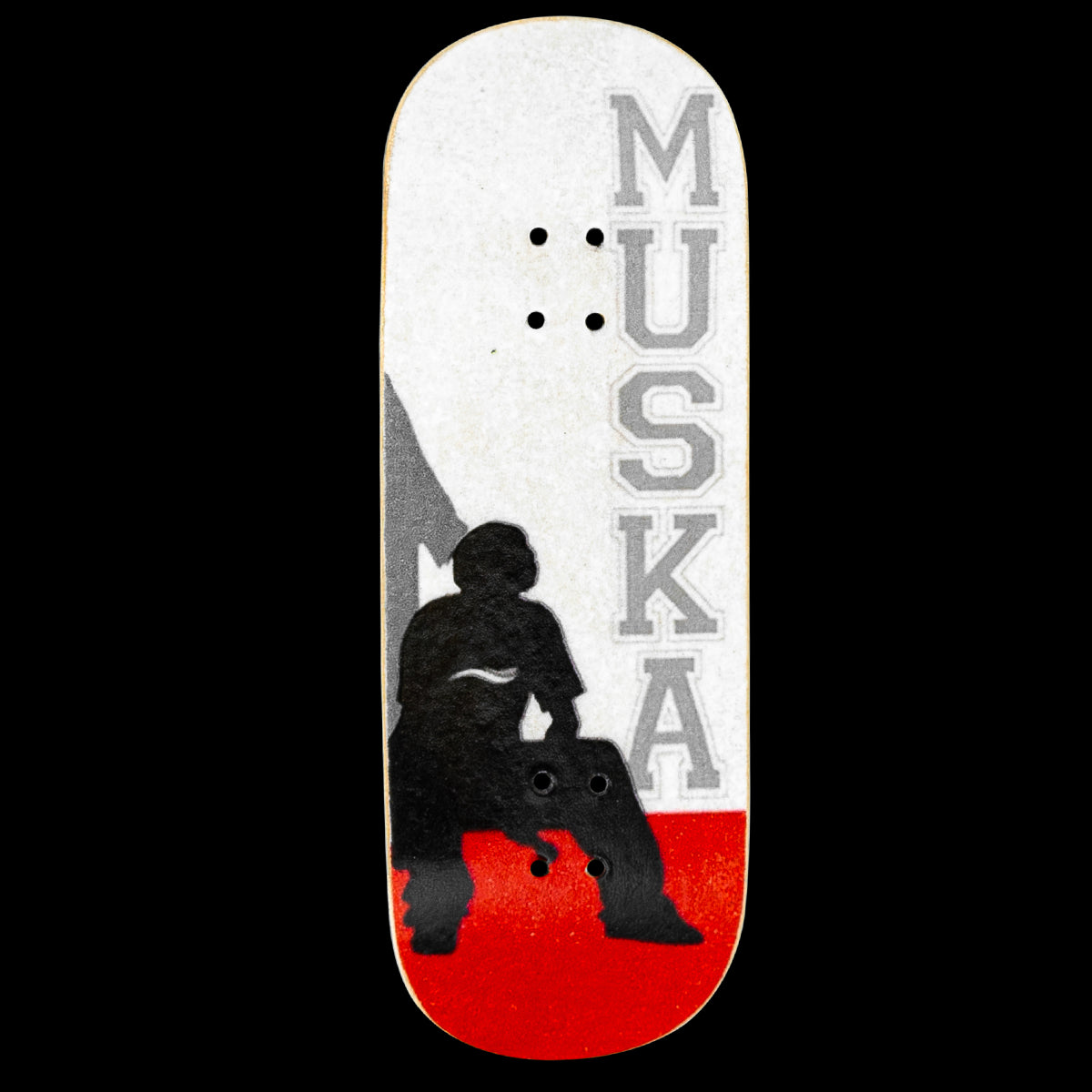 Muska Fingerboard Deck - Professional Mini Skateboard for Finger Tricks & Training - Perfect for Skateboard Enthusiasts & Home Practice