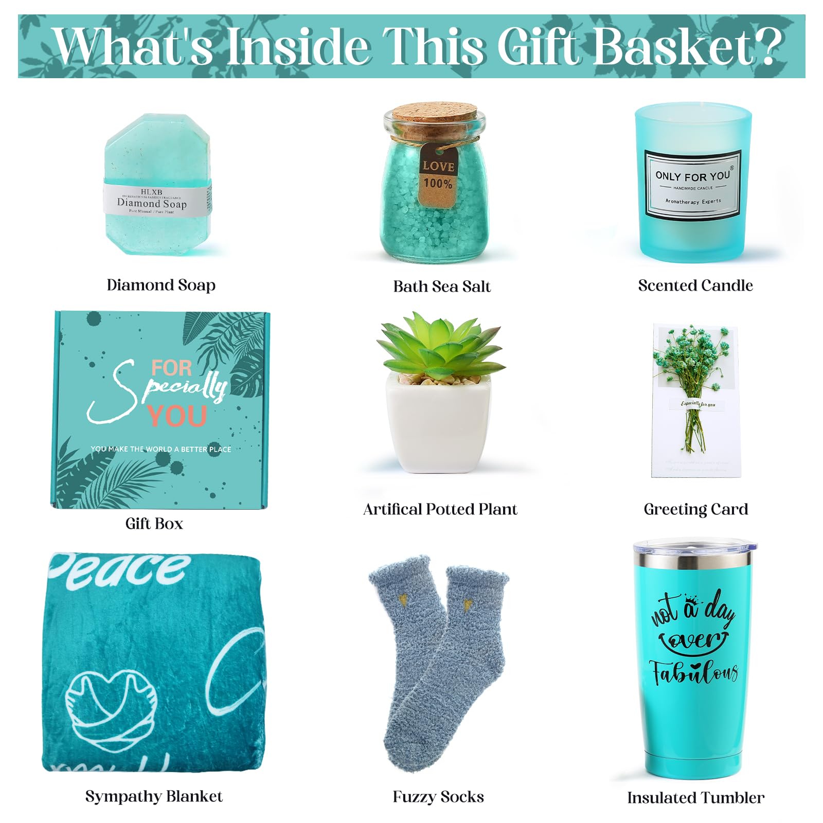 Unique Self Care Gifts for Women - Inspirational Birthday, Get Well, Retirement & Thank You Gifts - Relaxing Spa Gift Baskets for Her, Mom, Grandma, Wife, Girlfriend or Sister - Perfect for Special Occasions & Thoughtful Surprises