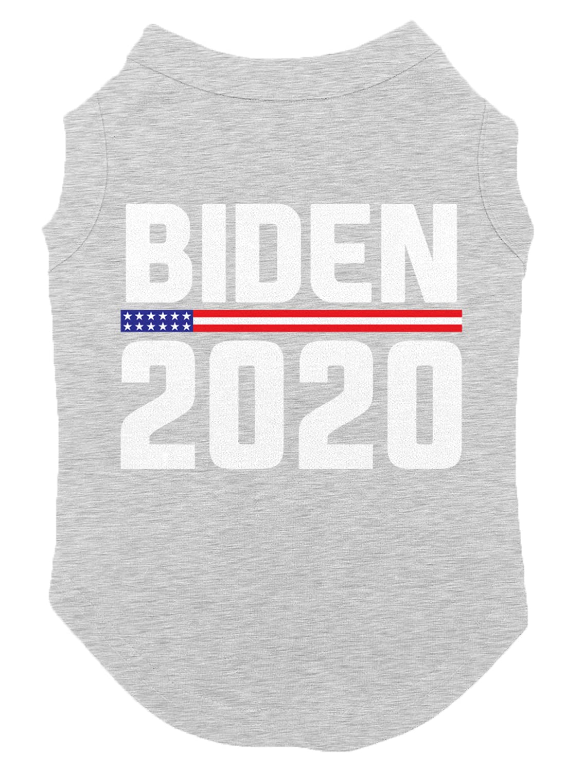 Biden 2020 Dog Shirt - Light Gray Small Pet Apparel for Political Supporters | Perfect for Election Campaigns & Dog Lovers