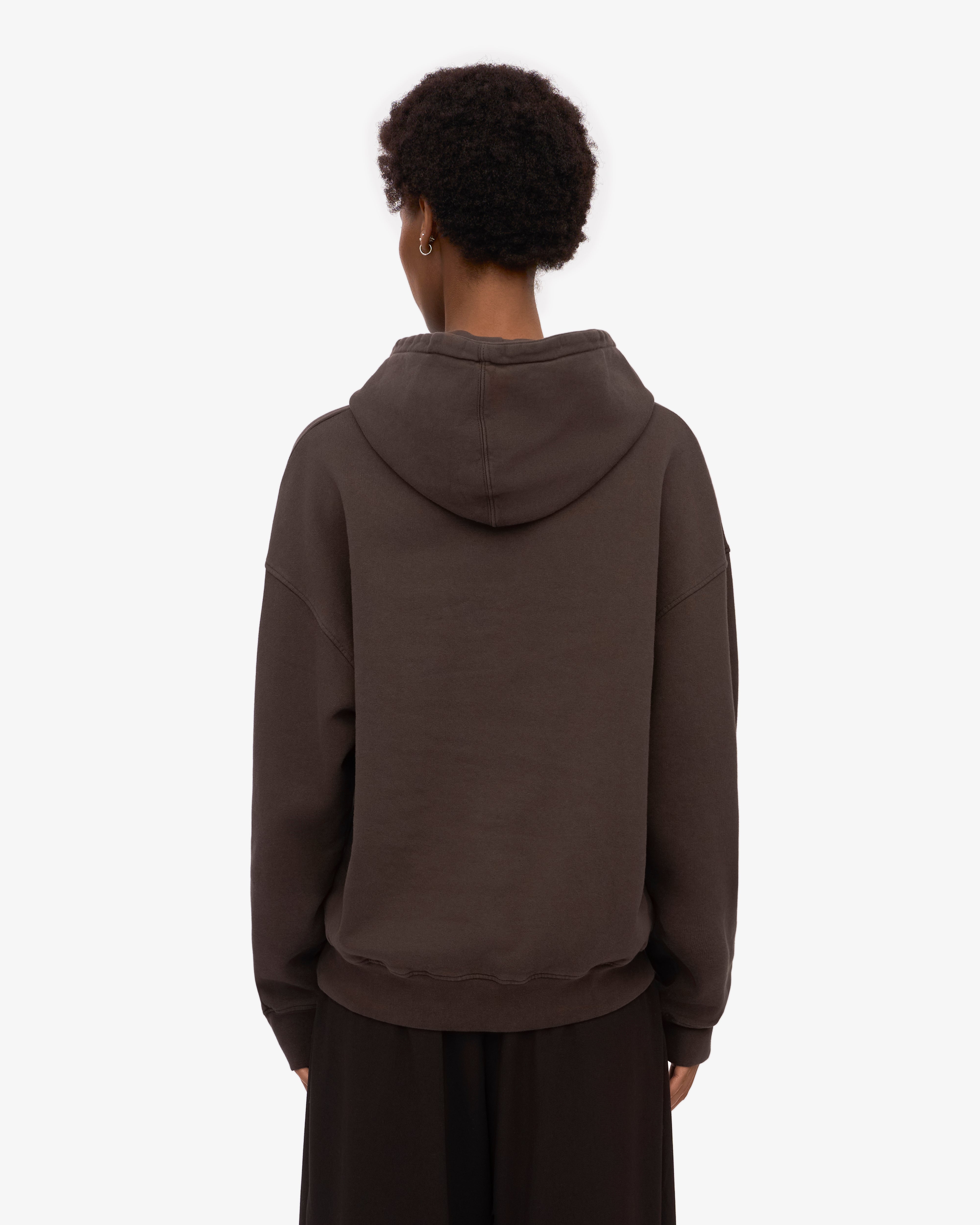 Organic Oversized Hoodie - Coffee Brown | Soft & Comfortable Pullover Sweatshirt for Men & Women | Perfect for Casual Wear, Lounging & Outdoor Activities