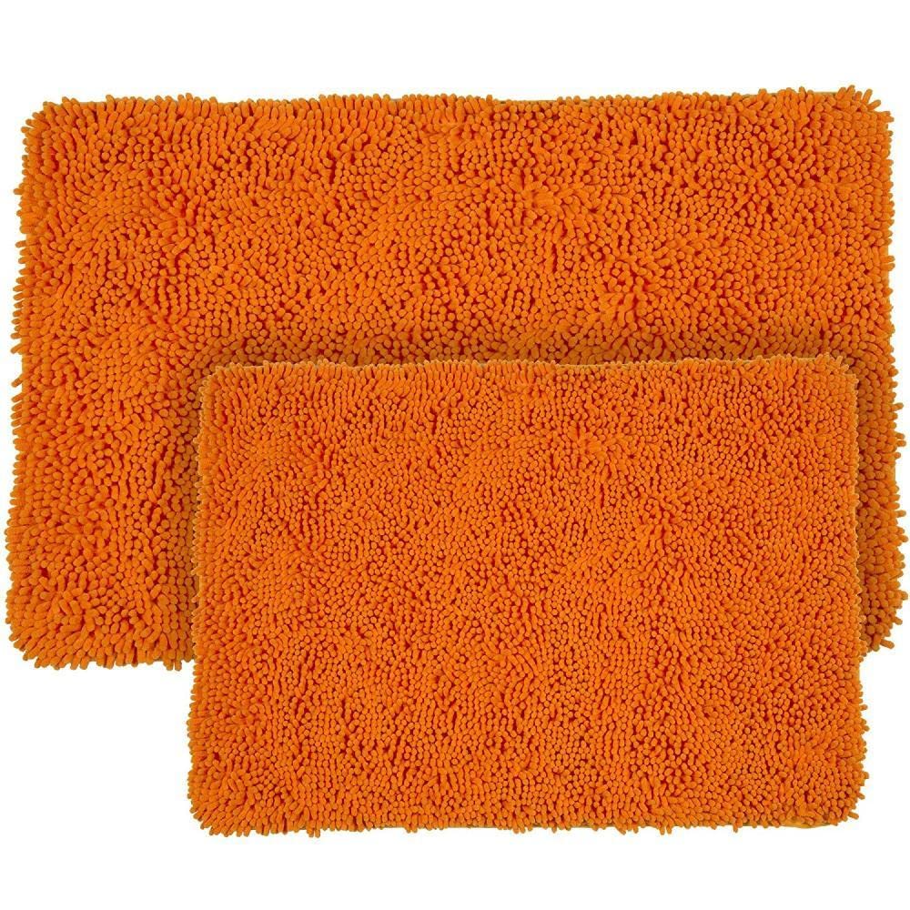 Premium Non-Slip Memory Foam Bath Mat Set - 2-Piece Oversized 21