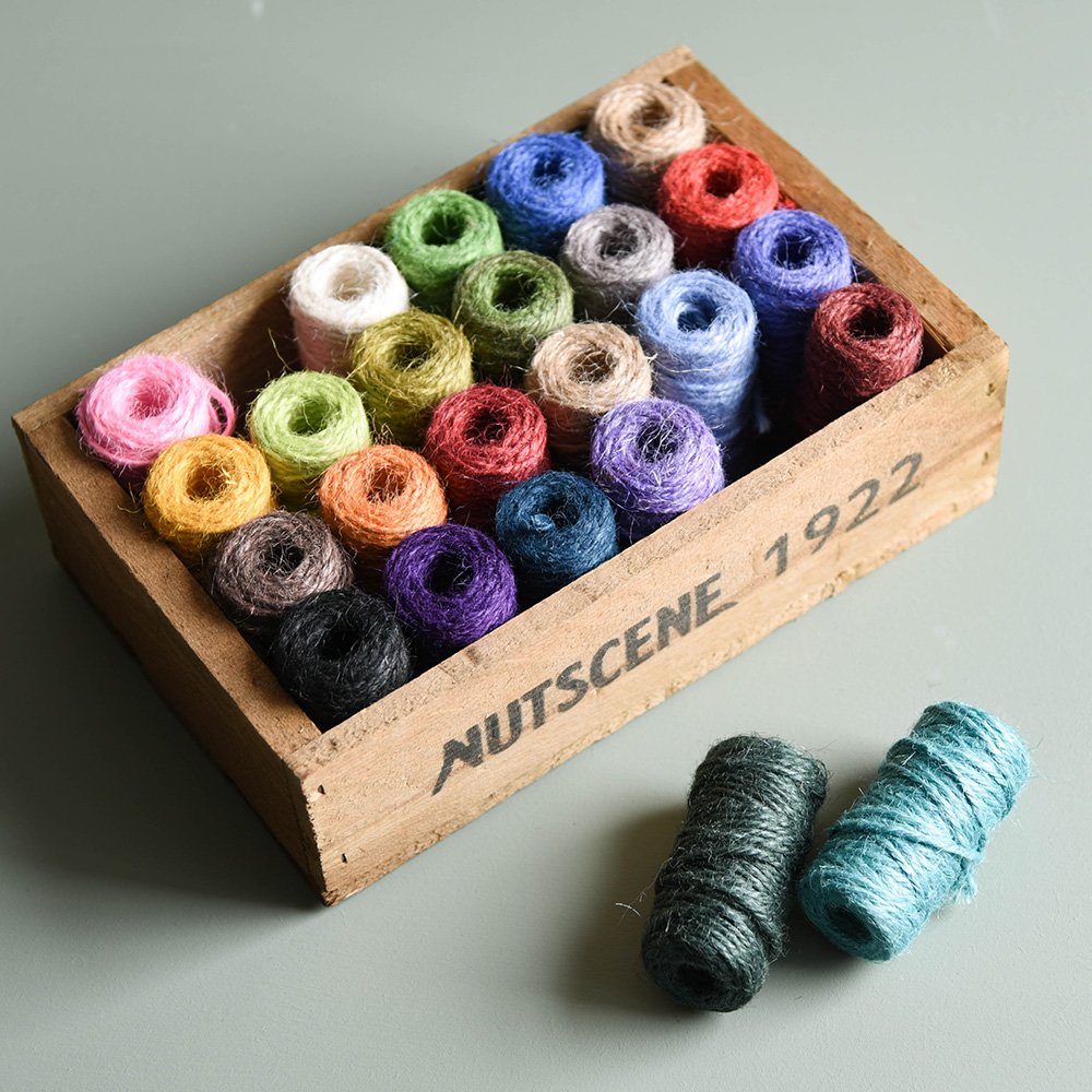 Premium Mini Spools of Twine - 100% Natural Jute String for Crafts, Gift Wrapping & DIY Projects | Perfect for Scrapbooking, Home Decor & Gardening
