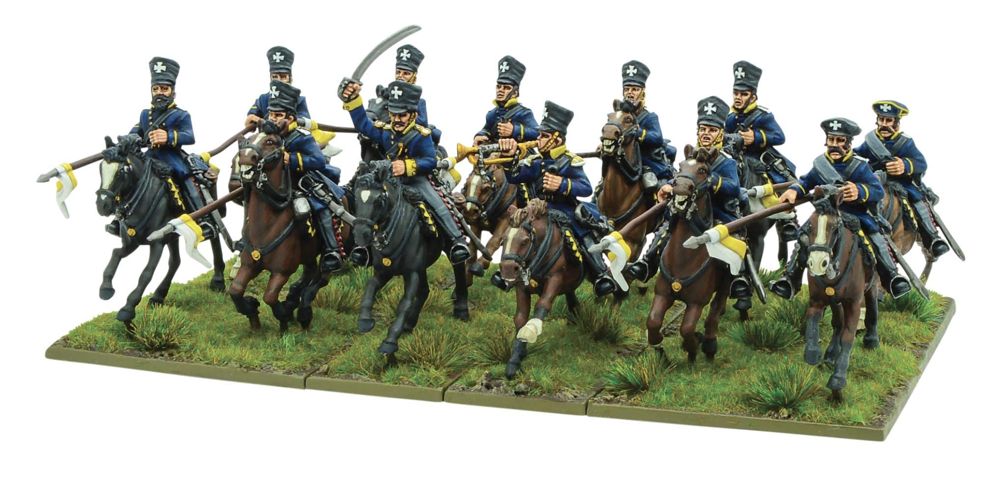 Warlord Games Prussian Landwehr Cavalry - 28mm Black Powder Wargaming Miniatures for Historical Tabletop Battles | Napoleonic War Gaming Scenes & Diorama Displays