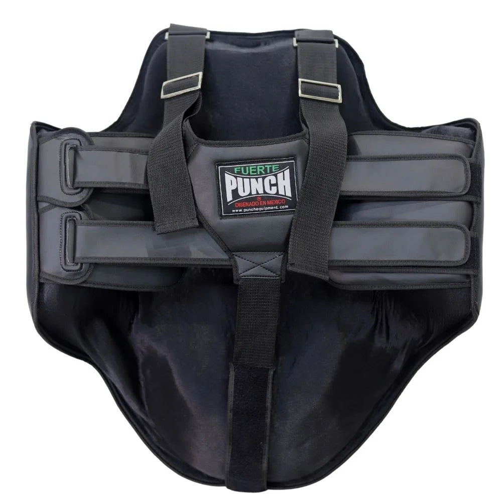 Mexican™ Matt Black Boxing Chest Guard - High-Quality Protective Gear for Boxing, MMA & Training - Perfect for Fighters & Athletes