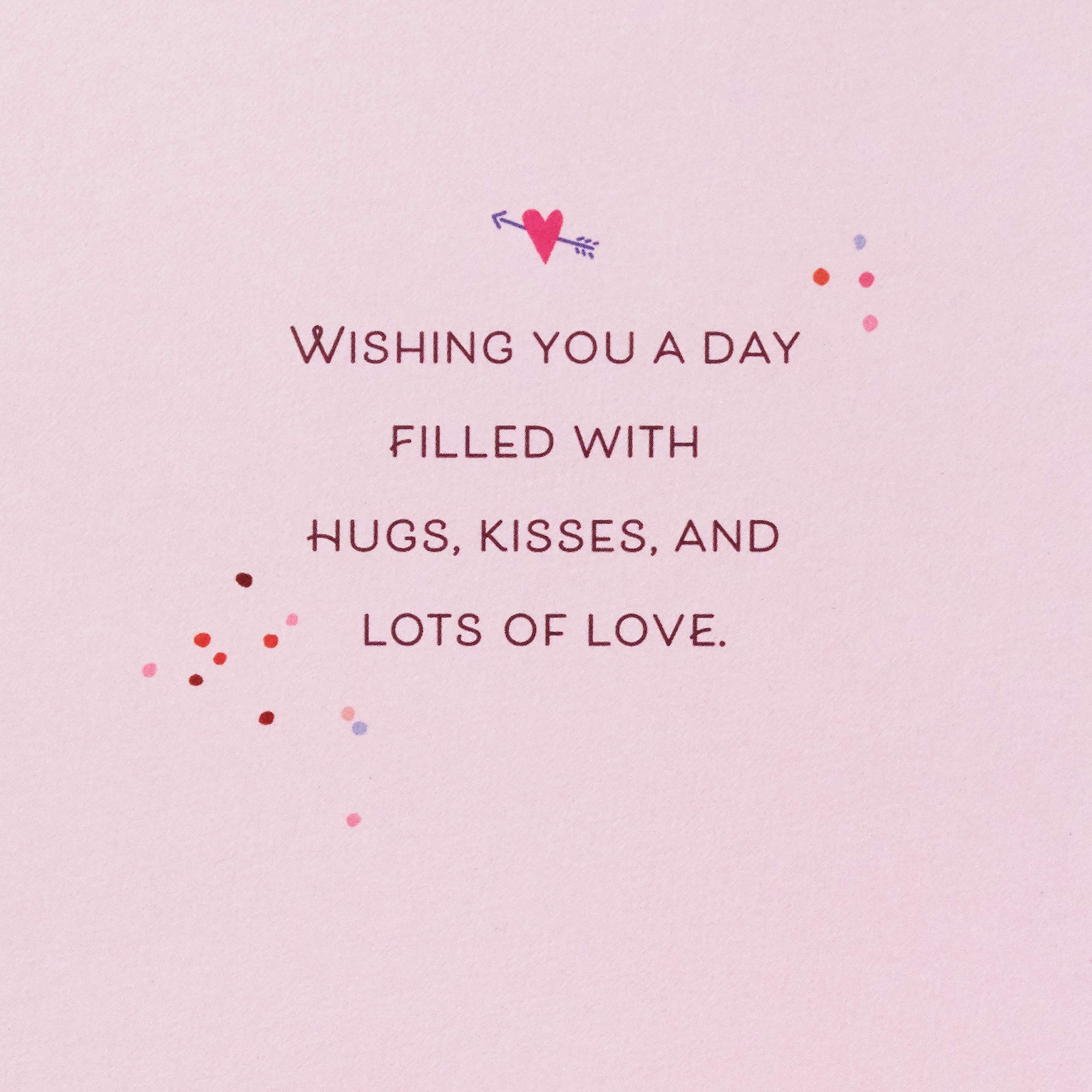 Hallmark Signature Anniversary Card - Day Filled with Love - Romantic Greeting Card for Birthday, Valentine's Day & Special Occasions - Perfect for Couples, Spouses & Loved Ones