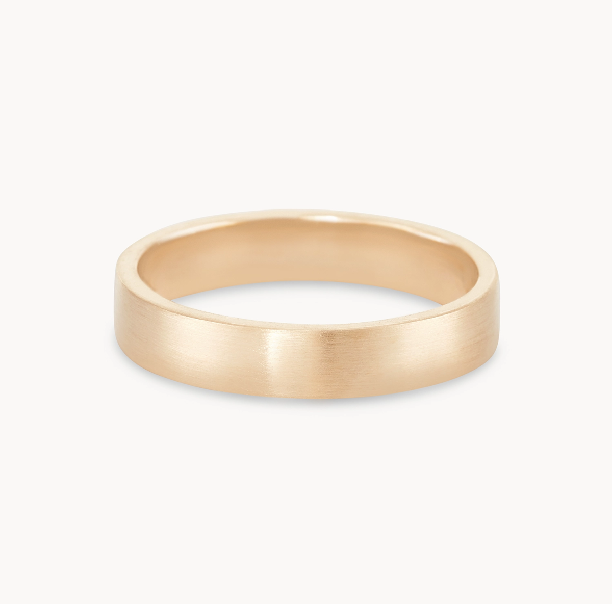 14K Yellow Gold Infinity Love Band Ring - Elegant Brushed Finish for Women, Perfect for Anniversaries, Weddings & Romantic Gifts