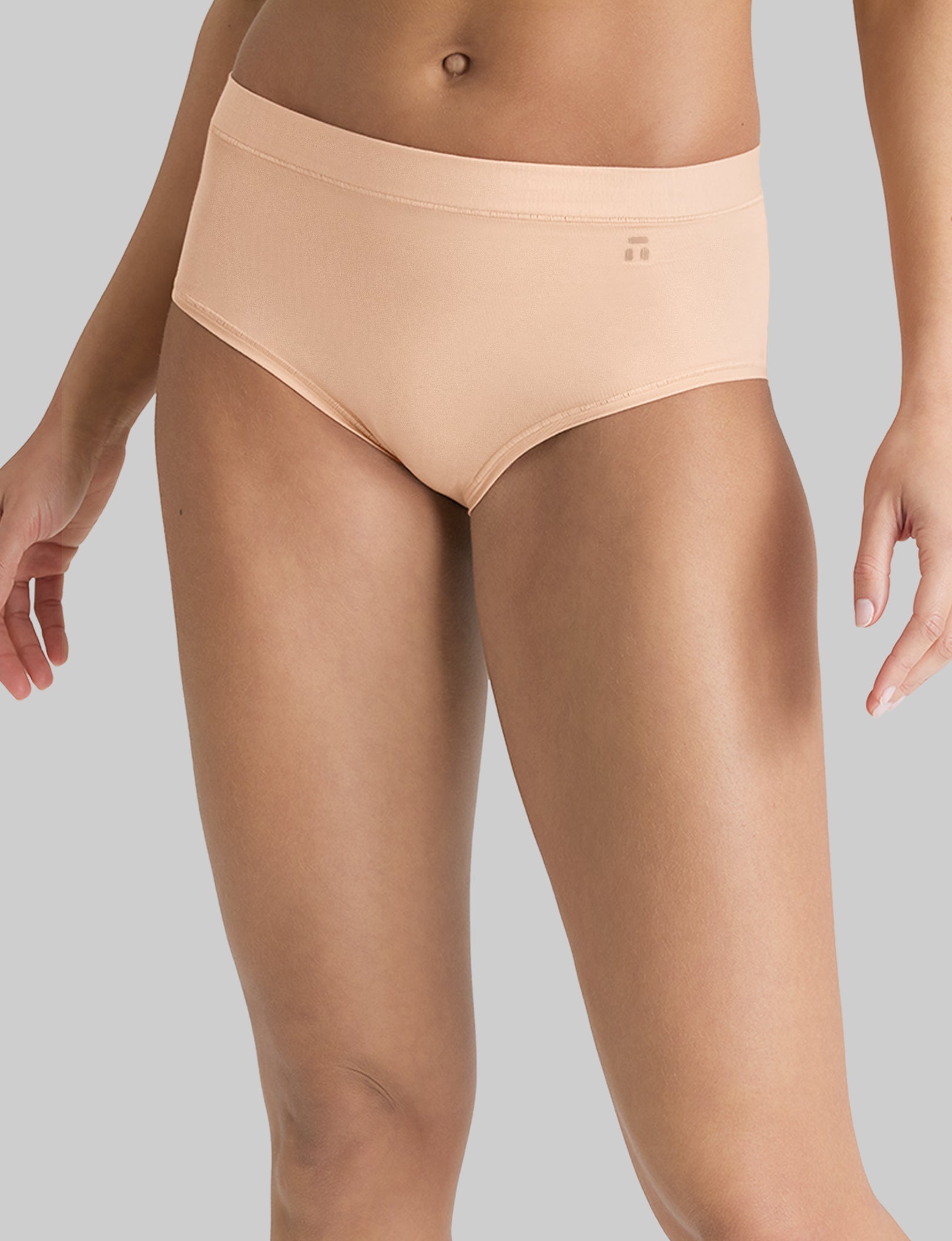 Women's High Rise Cotton Underwear - Soft & Breathable Briefs (3 Pack) for Everyday Comfort & Lounge Wear
