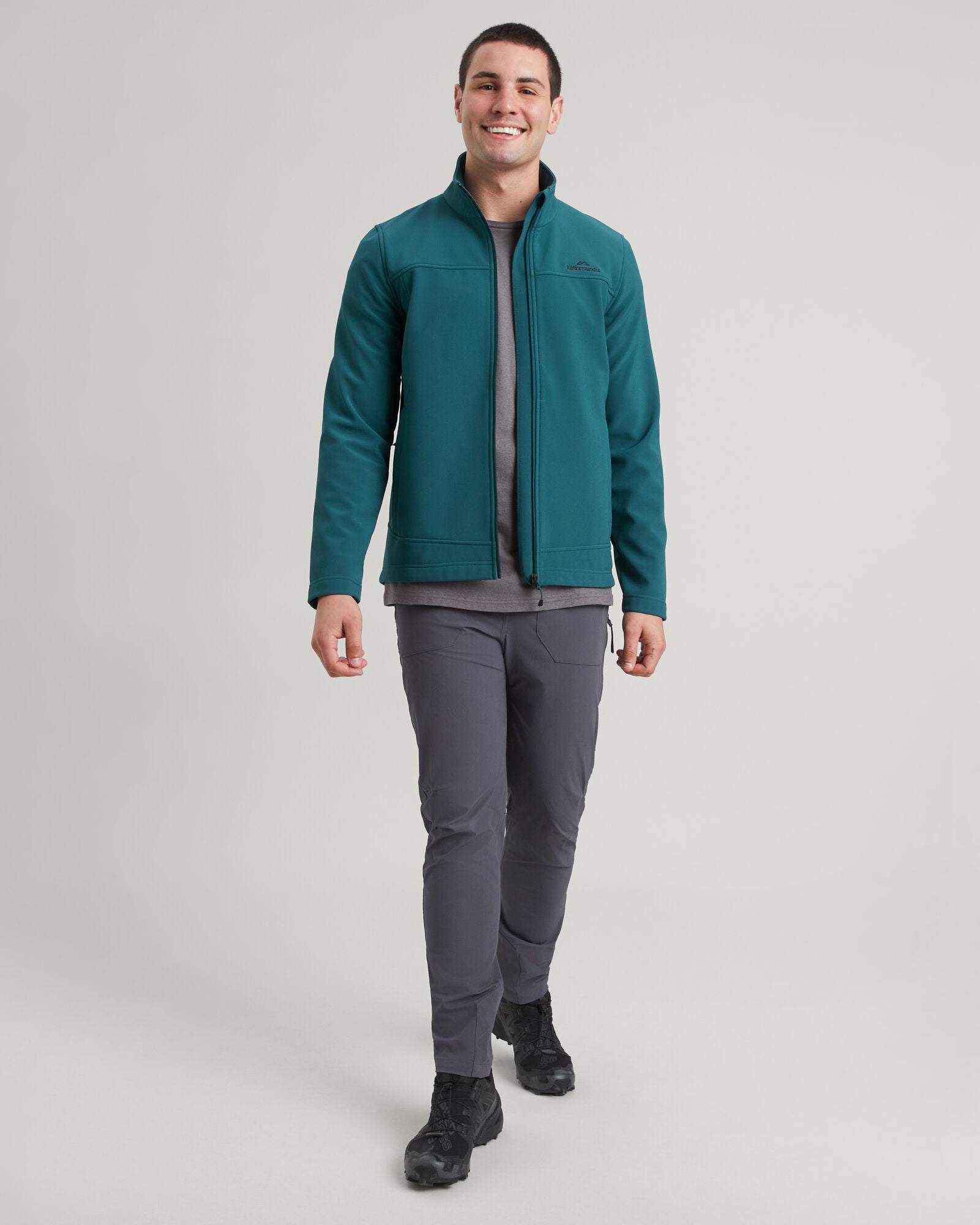 Men's Arbury Jacket - Waterproof Windbreaker with Hood, Lightweight Outdoor Deep Lagoon Blue - Perfect for Hiking, Camping & Travel