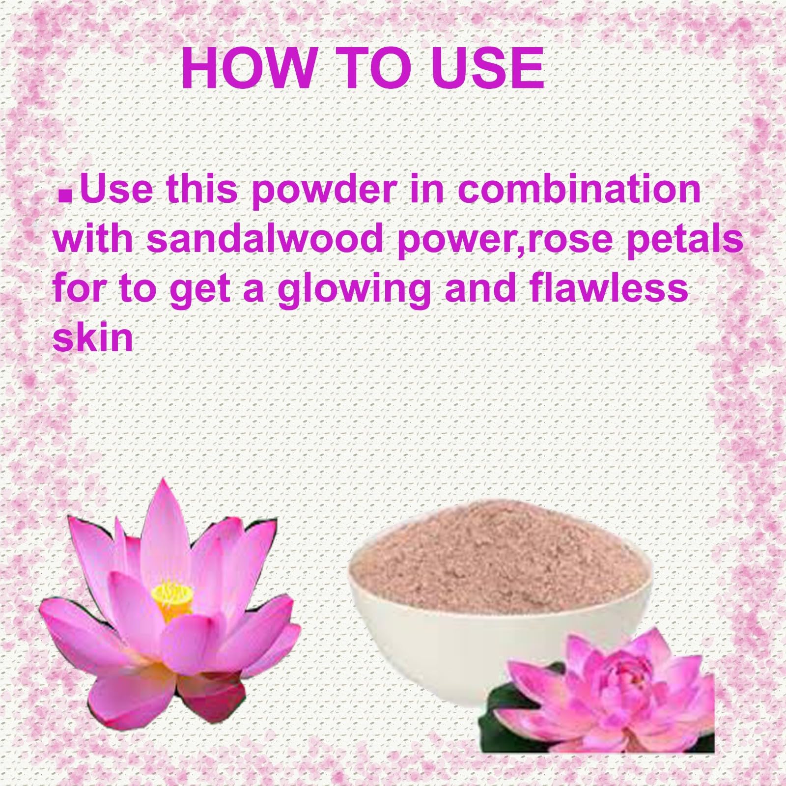 Organic Lotus Flower Petal Powder (Kamal Phool/Thamarai Poo) - 100g | Pure & Natural for Skin Care, Tea, Baking & Ayurvedic Remedies | USDA Certified, Vegan & Gluten-Free | Perfect for DIY Beauty, Herbal Tea & Healthy Recipes