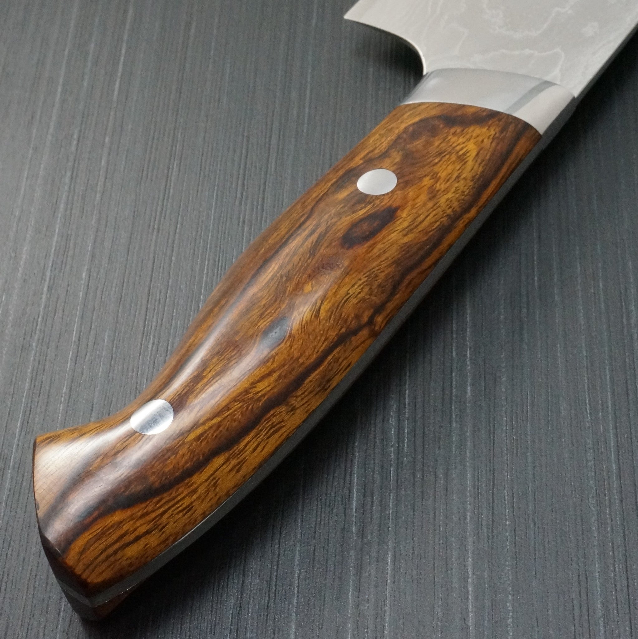 Premium Yuta Katayama Super Gold 2 Damascus Gyuto Chef Knife 240mm - Japanese High Carbon Steel Blade with Ironwood Handle - Perfect for Professional Chefs & Home Cooking - Sushi, Meat Cutting & Vegetable Chopping
