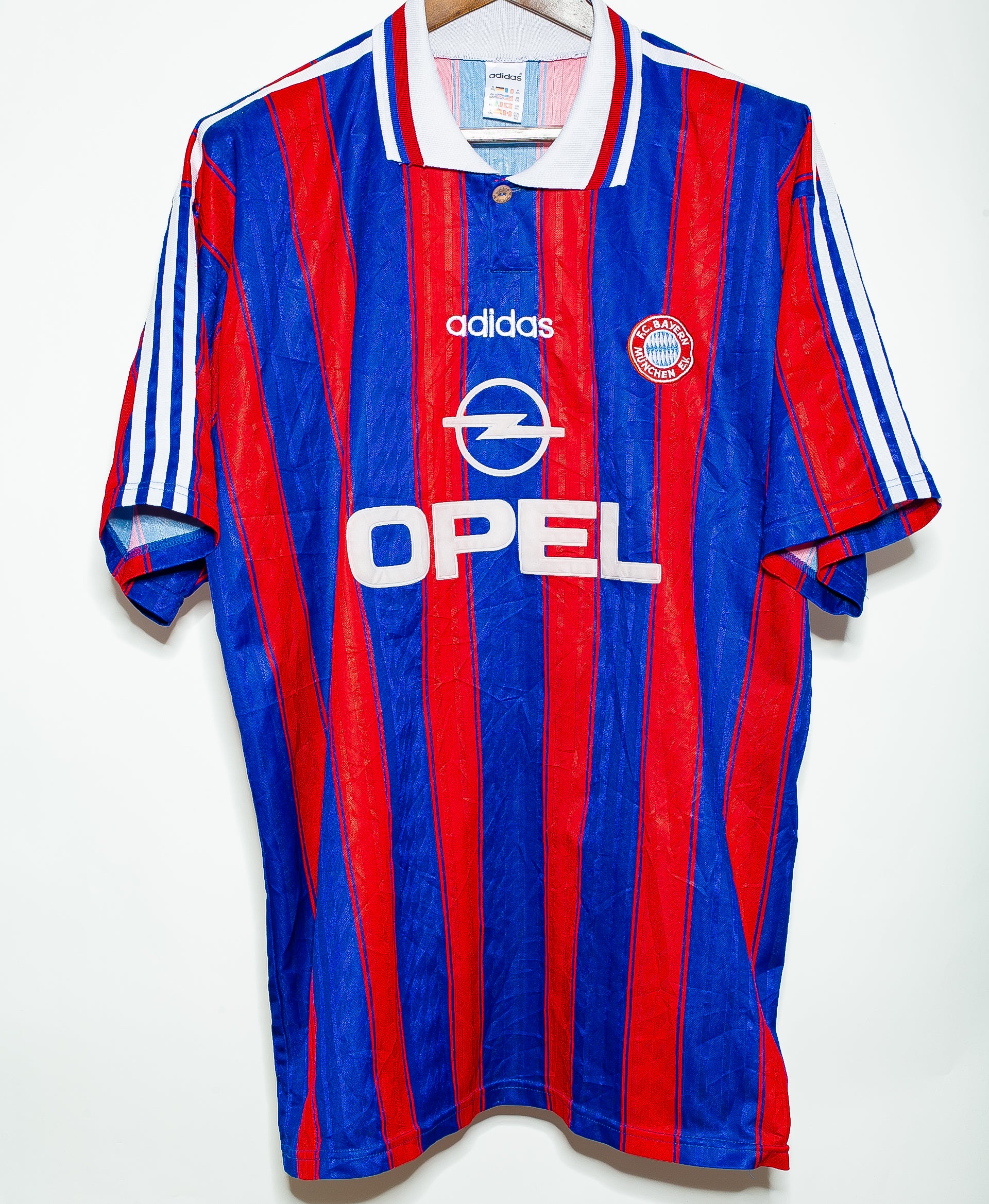1996 Bayern Munich Home Jersey - Authentic Vintage Soccer Shirt (2XL) - Perfect for Fans, Collectors & Retro Football Enthusiasts