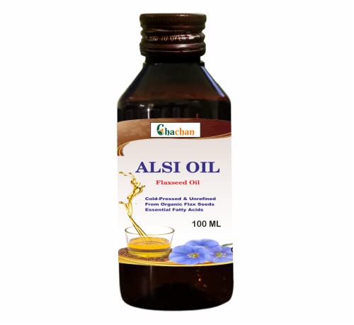 CHACHAN Alsi Oil 100ml - Premium Flaxseed Oil for Cooking & Hair Care | Cold Pressed & Organic | Ideal for Salad Dressings, Smoothies & Natural Hair Treatments