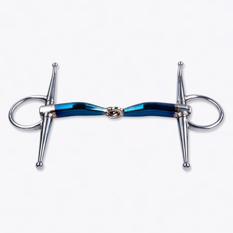 Trust Sweet Iron Full Cheek Locked Bit - Comfortable Horse Training Bit for Dressage & Jumping - Perfect for English Riding & Equestrian Sports