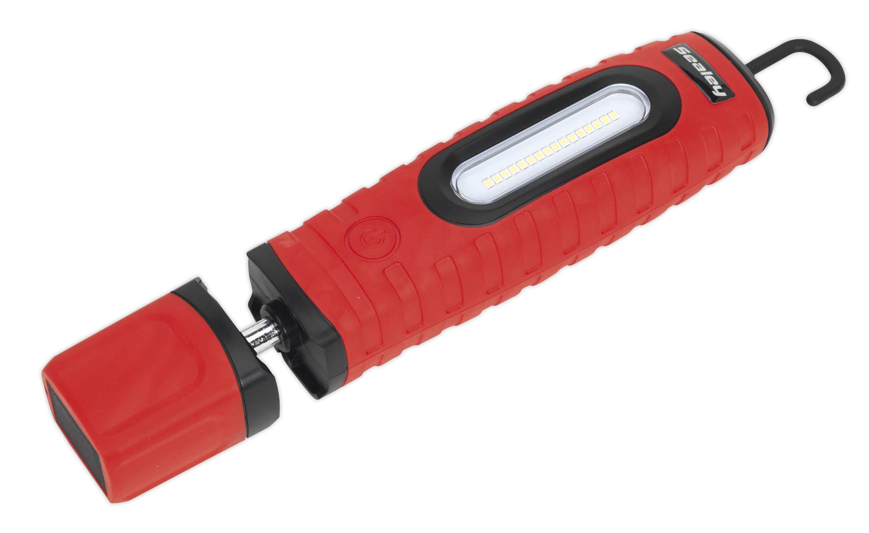 Sealey LED360Plusr Rechargeable 360° Inspection Lamp - 16 SMD + 3W LED with 2 Li-Ion Batteries | Perfect for Auto Repair, Home Maintenance & Emergency Lighting