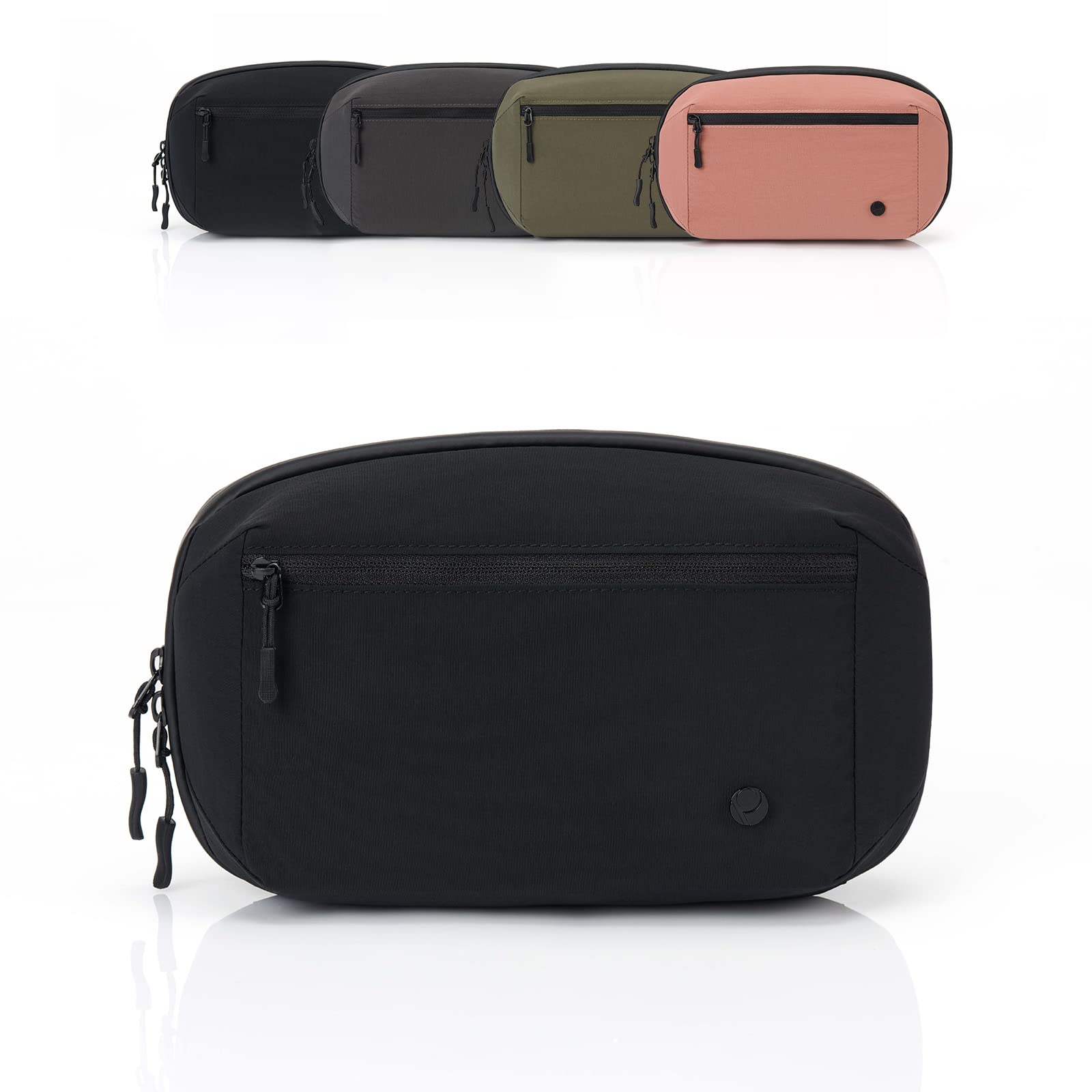 Purevave Electronics Organizer - Compact Travel Tech Pouch for Cables, Chargers, USB Drives, SD Cards & Power Banks (Black) | Perfect for Business Trips, Vacations & Daily Commute
