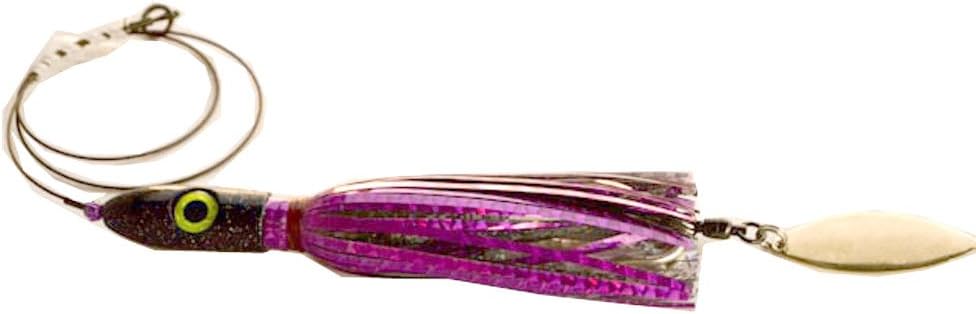 Blue Water Candy Jag A Hoo Fishing Rig - 8 oz Red/Black Cable - Saltwater Trolling Lure for Offshore Fishing & Big Game Fish