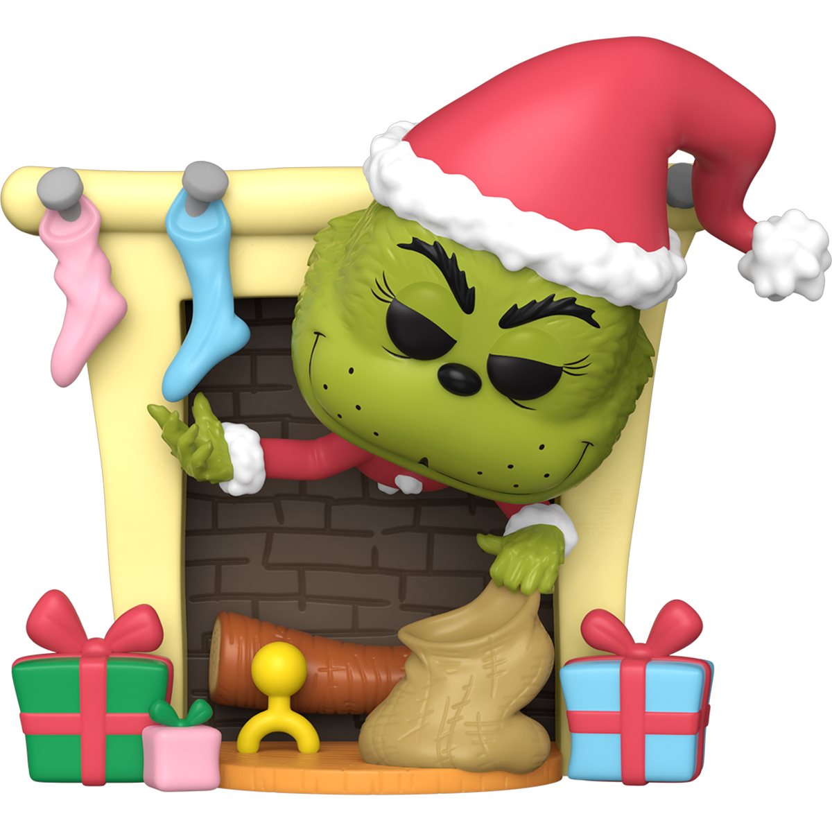 **Grinch with Bag Deluxe Funko Pop! Vinyl Figure #35 - How the Grinch Stole Christmas Collectible - Perfect for Holiday Decor & Gifts**
