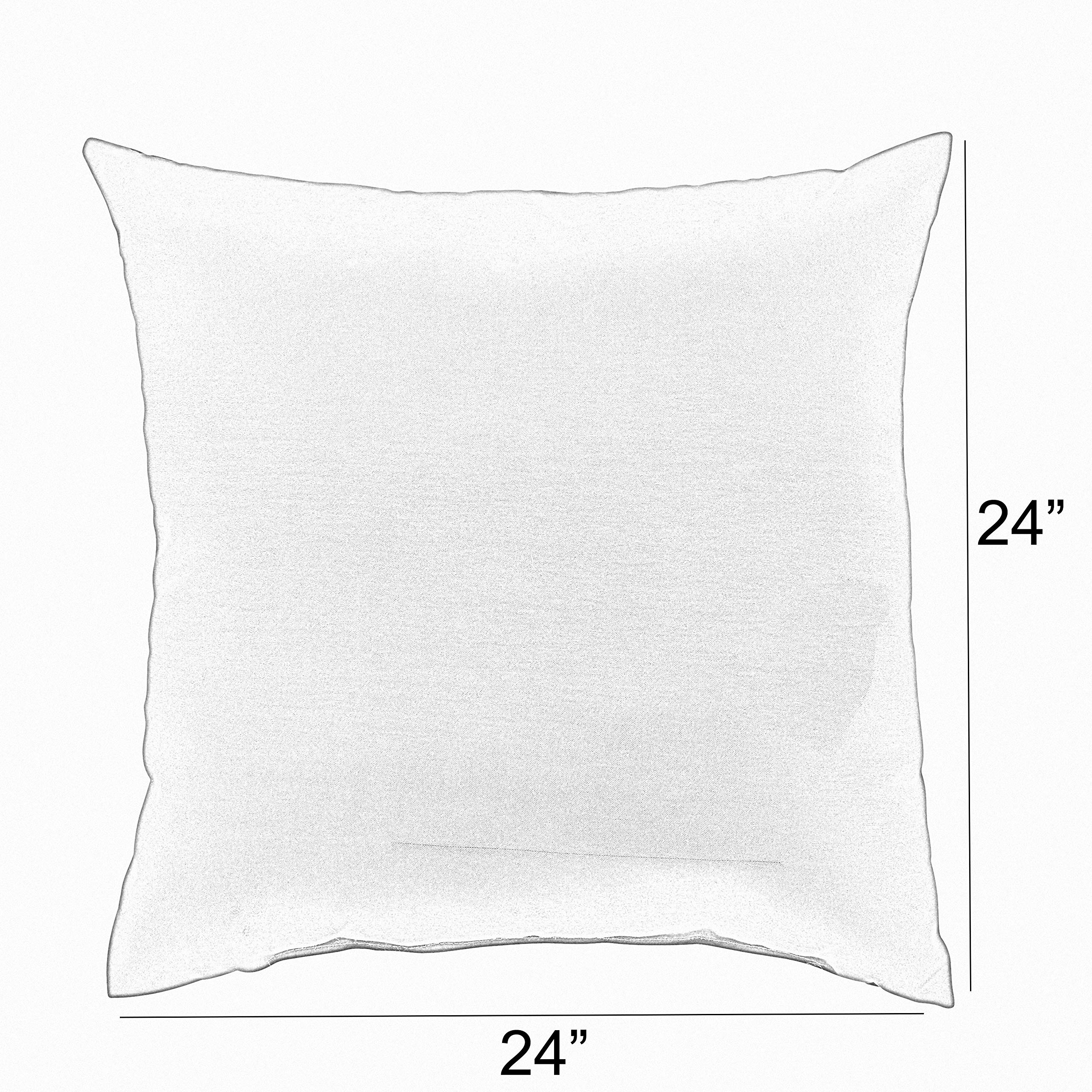 Sorra Home x Sunbrella Square Pillows Set of 2 - Tan & Black Stripes Outdoor Cushions for Patio, Sofa & Lounge Chair Decor