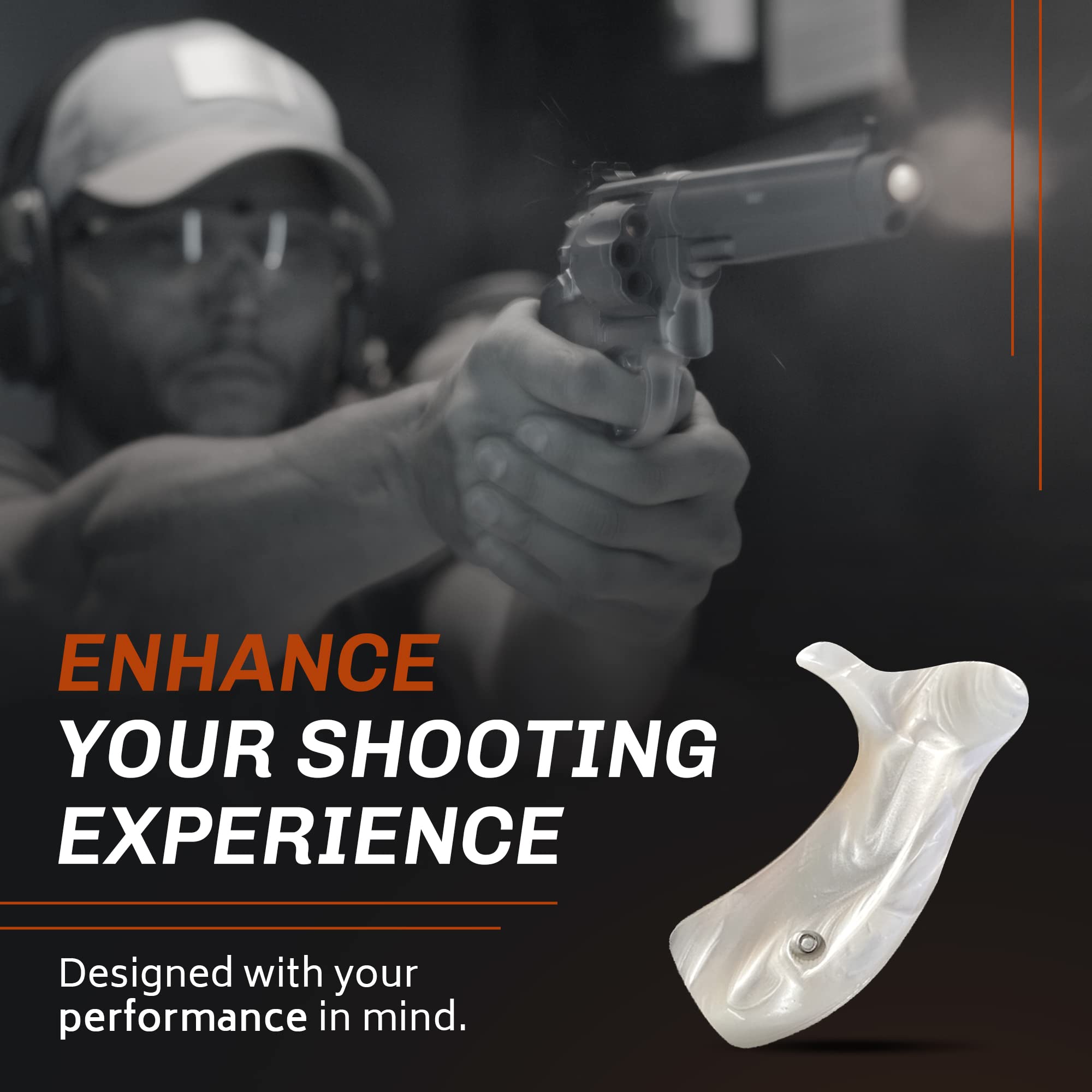 Premium Replacement Gun Grips for Taurus 856 & 942 Series - Ergonomic Design for Enhanced Shooting Comfort & Control - Perfect for Range Training, Home Defense & Concealed Carry
