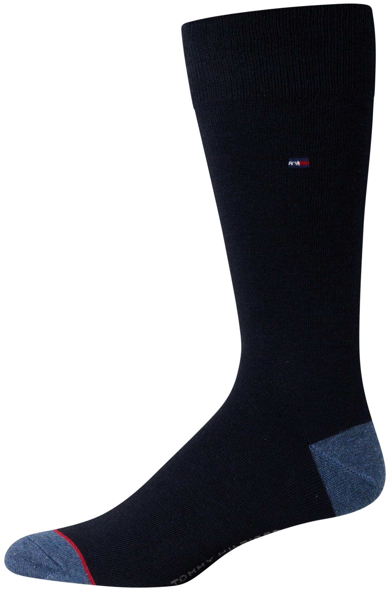 Tommy Hilfiger Men's Dress Socks 8-Pack - Breathable Stretch Crew Socks for Business & Casual Wear - Comfortable Formal & Office Socks for Daily Use, Work & Special Occasions