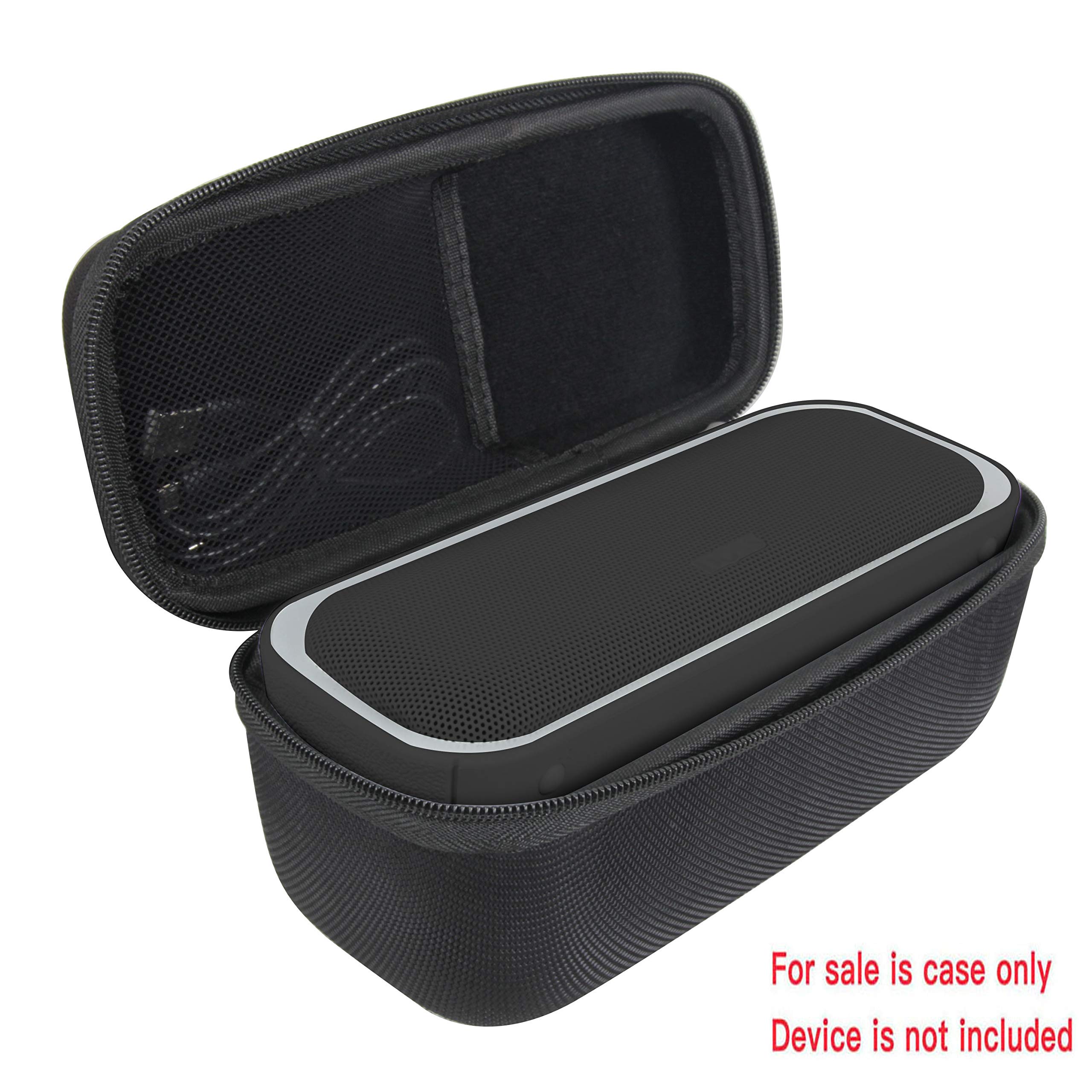 Hermitshell Hard Travel Case for DOSS SoundBox Pro Wireless Bluetooth Speaker - Durable Protective Cover for Outdoor, Camping, Beach & Travel (Black)