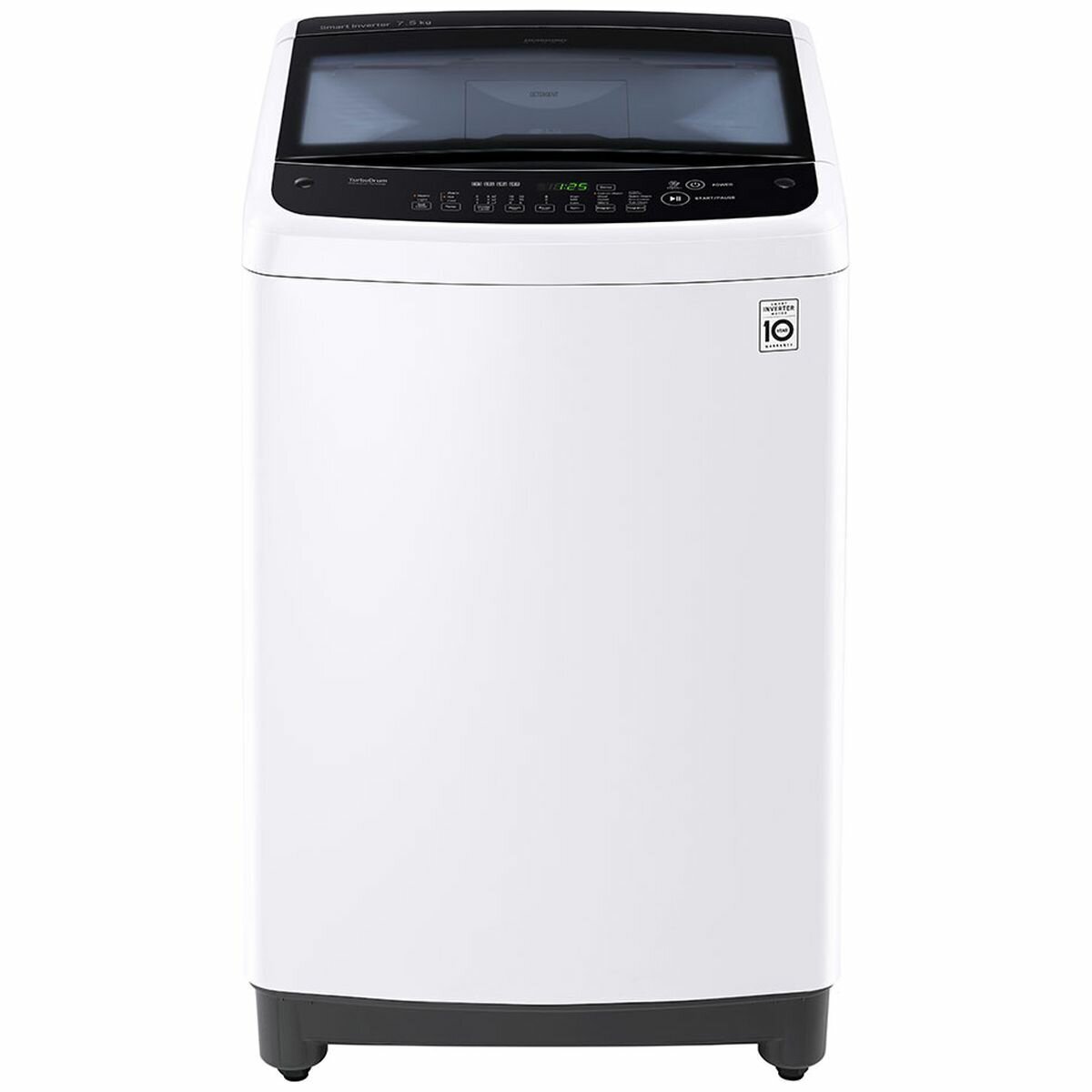 LG WTG7520 7.5kg Top Load Washing Machine with Smart Inverter Technology - Energy Efficient Laundry Solution for Small Homes & Apartments