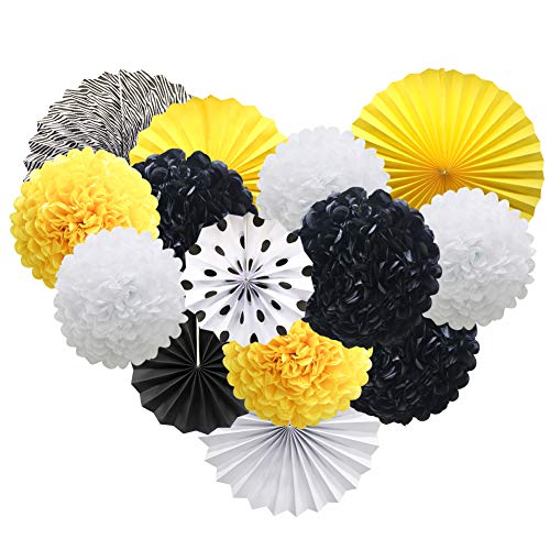 Yellow-white-black