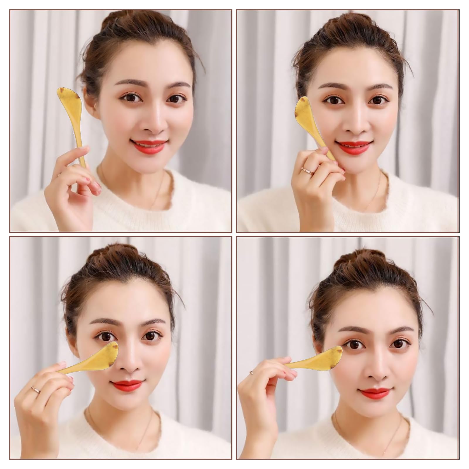 Beaupretty Facial Scraping Massage Tool for Face, Eyes, Neck, Back, Legs & Arms - Gua Sha Therapy for Relaxation, Skincare & Pain Relief - Perfect for Spa, Home Use & Self-Care Routine