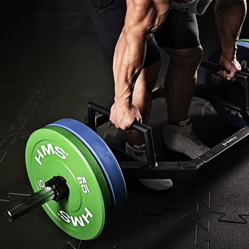 Olympic Bumper Plate 25kg (55lbs) - High-Quality Rubber Weight Plate for CrossFit, Powerlifting & Home Gym Workouts - Perfect for Strength Training & Fitness Enthusiasts