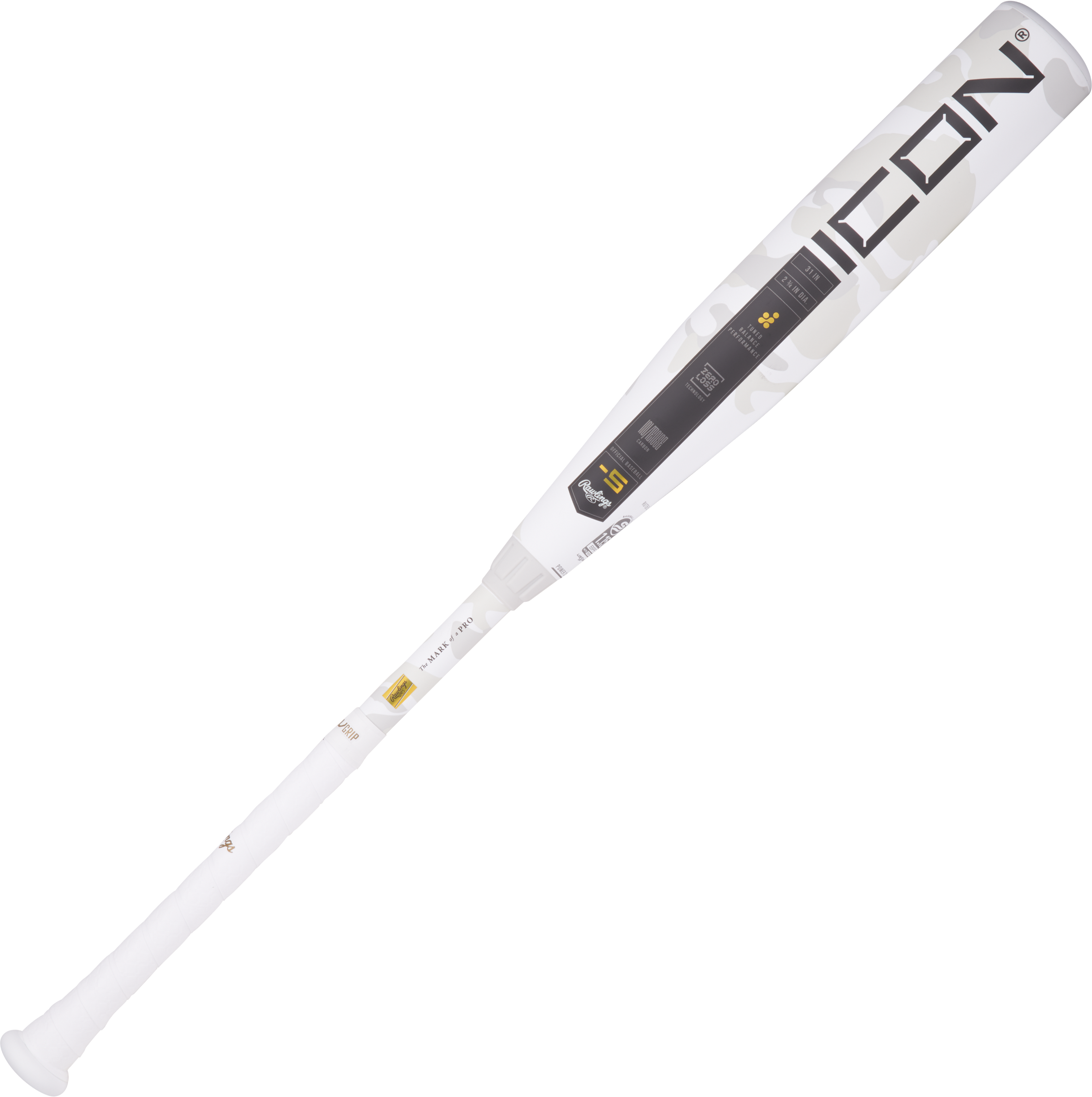Rawlings 2025 Icon USSSA Baseball Bat -5 Drop Weight for Youth & Adult Players | Perfect for Fastpitch & Slowpitch Games, Tournaments & Practice