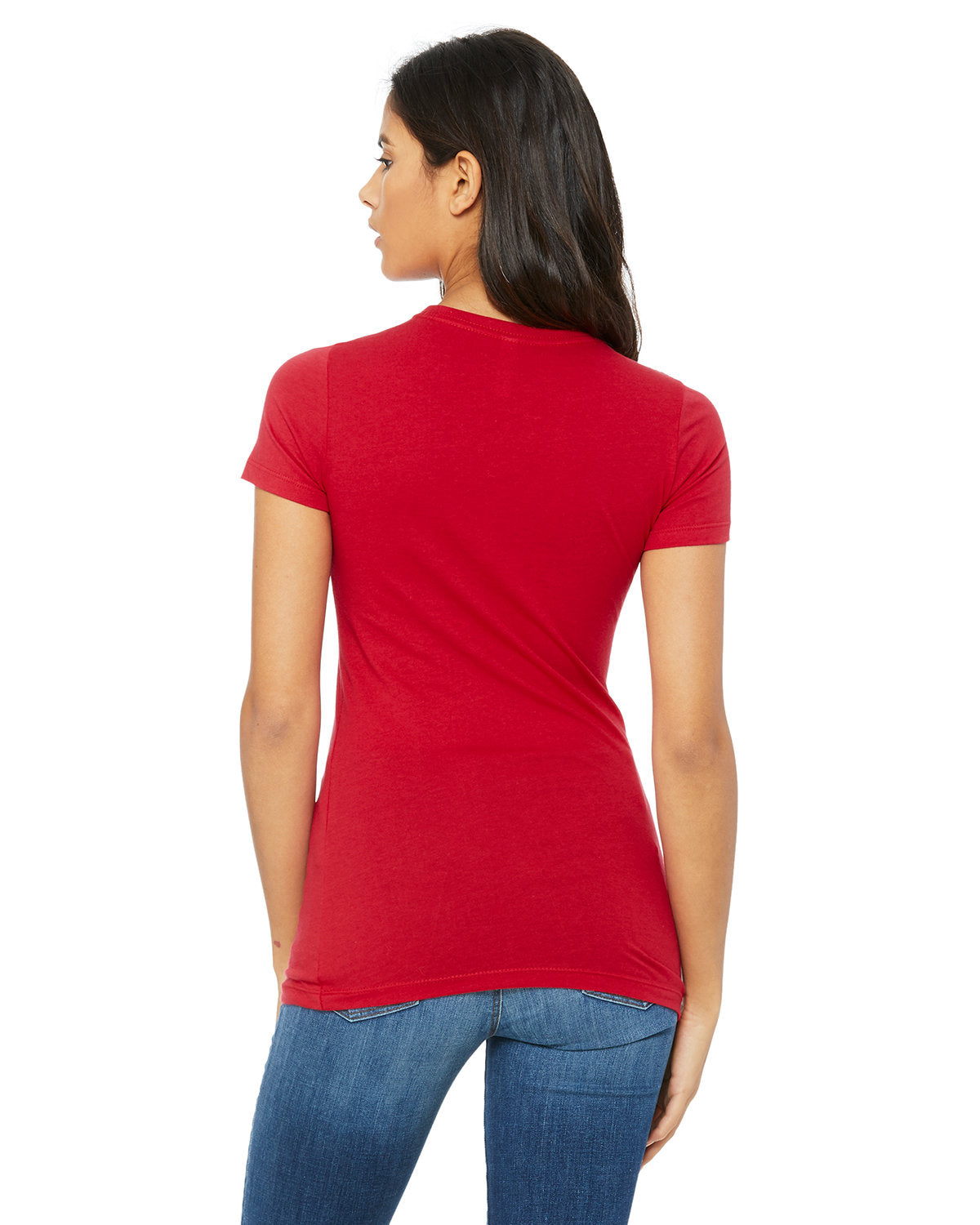 Bella + Canvas 6004 Women's Slim Fit Short Sleeve T-Shirt - Soft Cotton Tee for Casual Wear, Workout & Layering