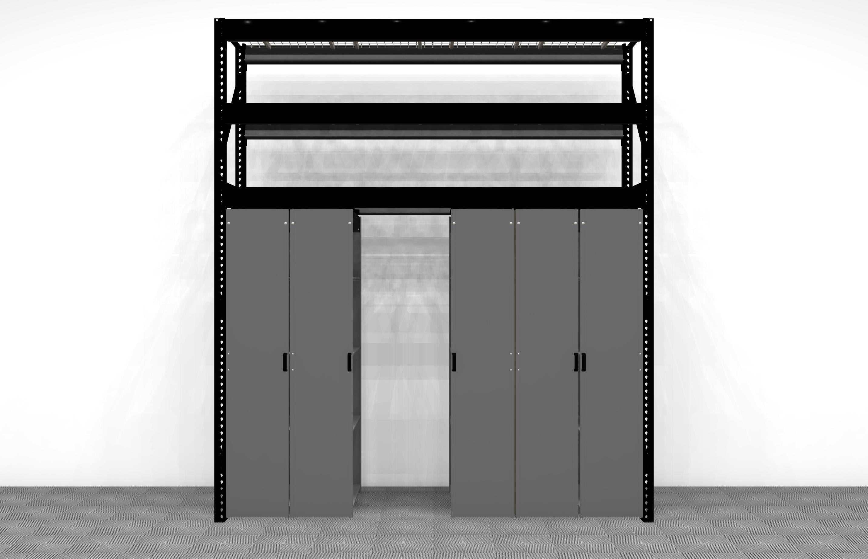 Levrack Heavy Duty Storage Shelving Units - Durable Metal Shelves for Garage, Warehouse & Home Organization