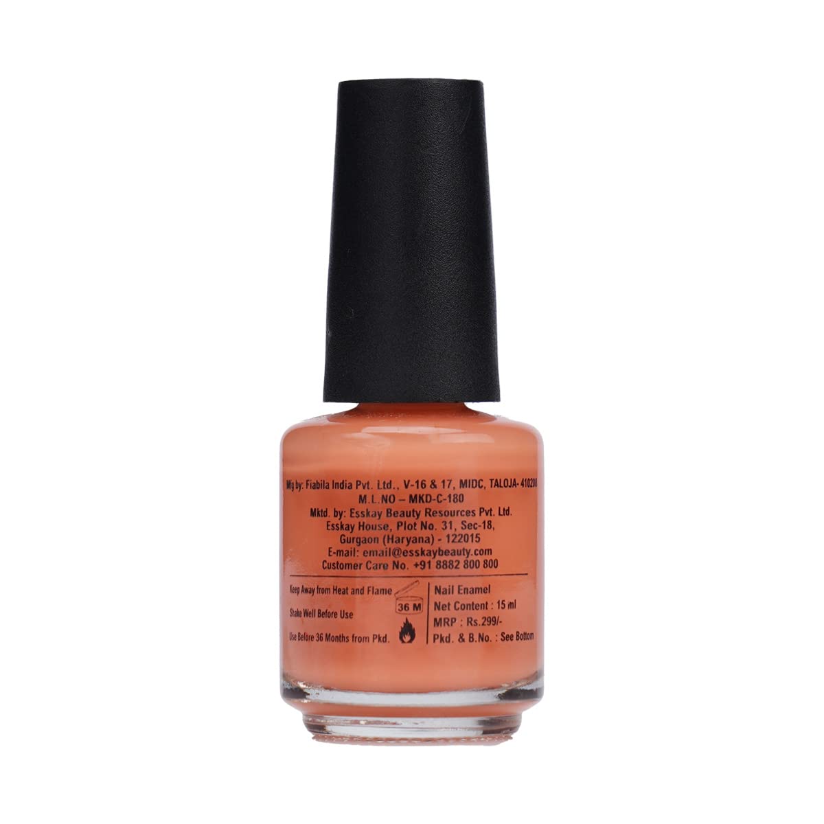 Ola Candy Coral Me Maybe Nail Polish - 15ml Long Lasting Vegan Nail Lacquer - Perfect for Summer, Beach Vacations & Manicures