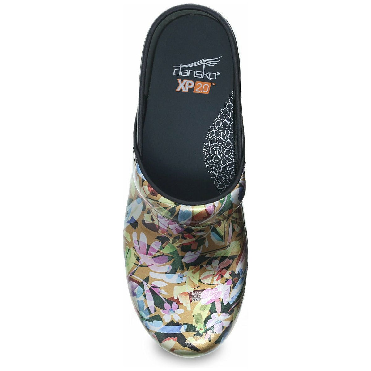DANSKO XP 2.0 Patent Leather Professional Clogs - Non-Slip Work Shoes for Nurses & Chefs (Final Sale) | Comfortable Slip-Resistant Footwear for Healthcare, Restaurant & Kitchen Workers
