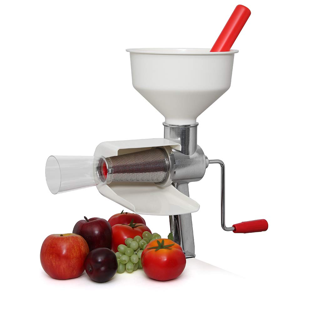 Johnny Apple Sauce Maker & Tomato Sauce Maker - Model 250 Clamp-Based Food Strainer for Removing Skins & Seeds from Fruits & Vegetables - Perfect for Homemade Sauces, Jams, and Baby Food Preparation