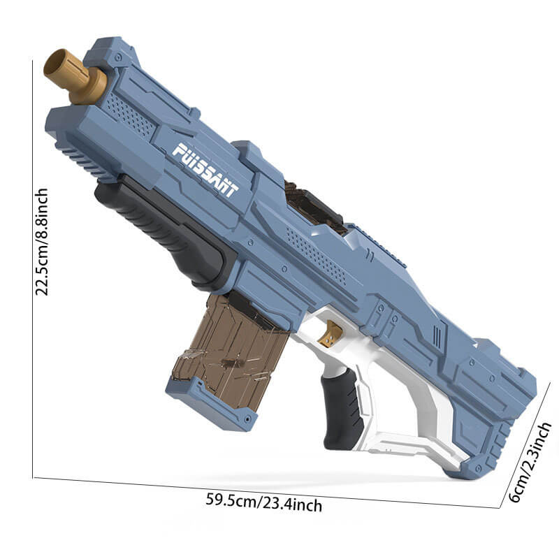 996 Electric Water Suction High Pressure Water Gun - Long Distance Outdoor Water Blaster for Kids & Adults - Perfect for Summer Backyard Fun, Pool Parties, and Water Fights