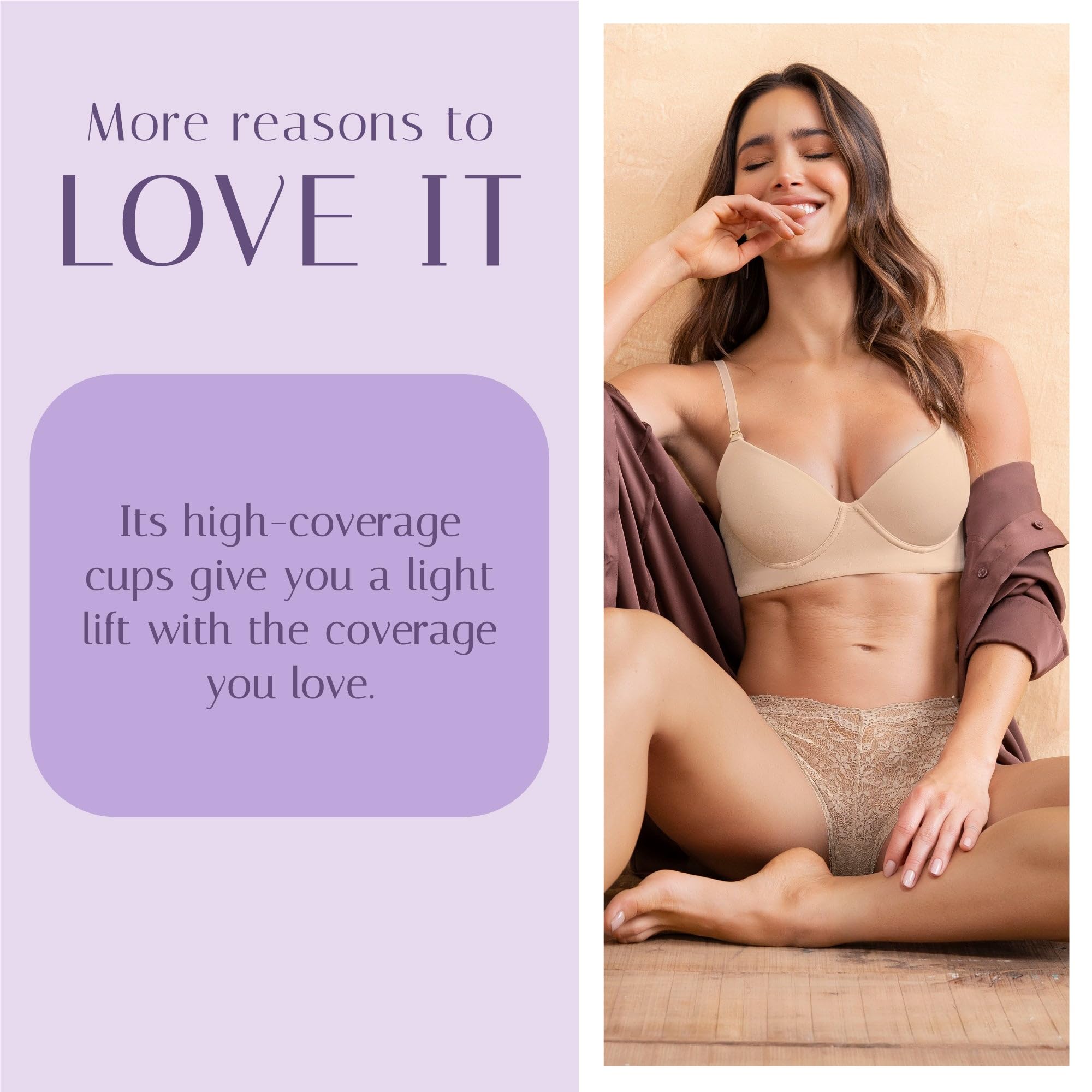 Best Underwire Bras for Women - Full Coverage Light Push Up Bra with Comfortable Support | Perfect for Everyday Wear & Special Occasions