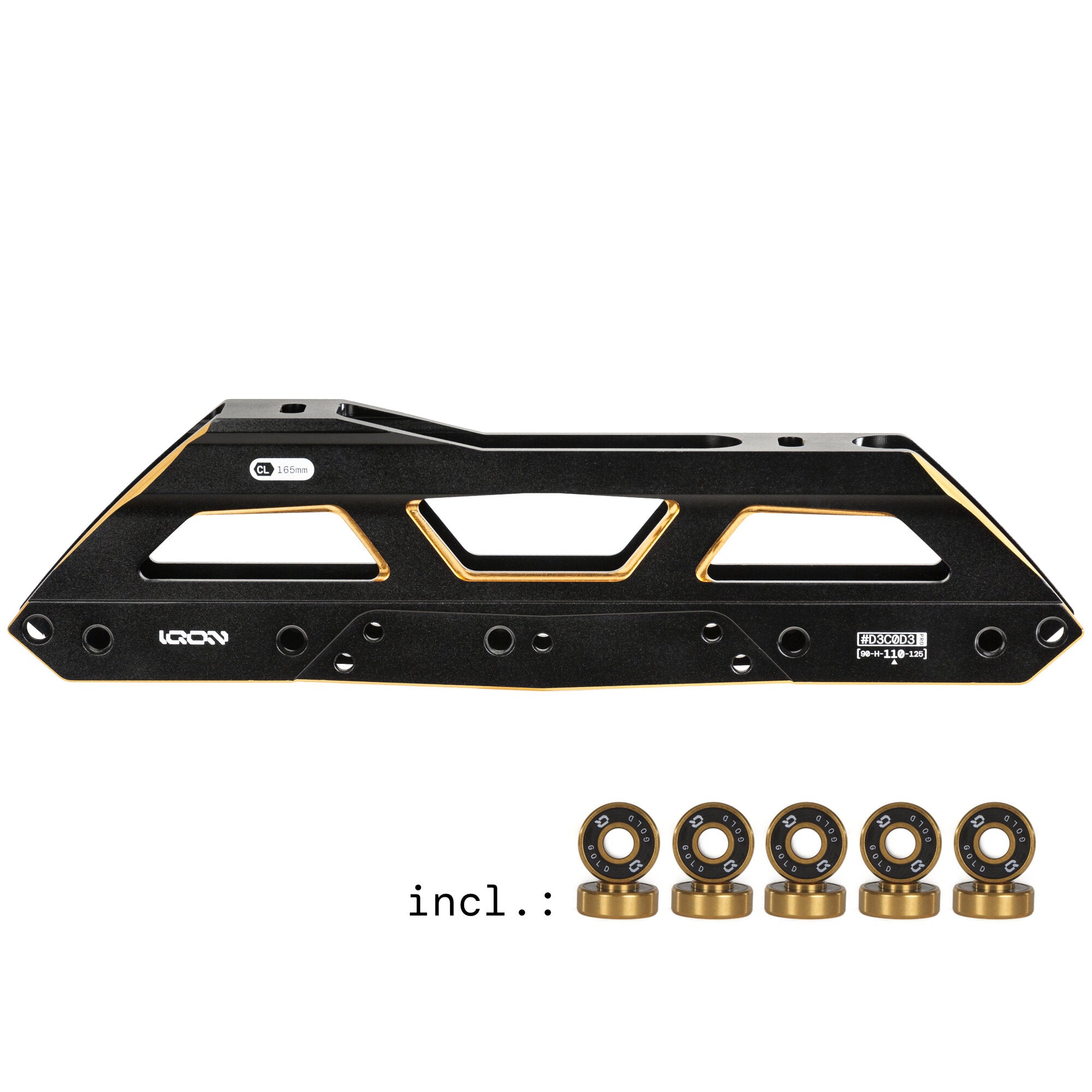 CL Decode Pro 110 Dark Combo - Professional Skateboard Deck for Street & Park Skating - Perfect for Beginners & Advanced Riders