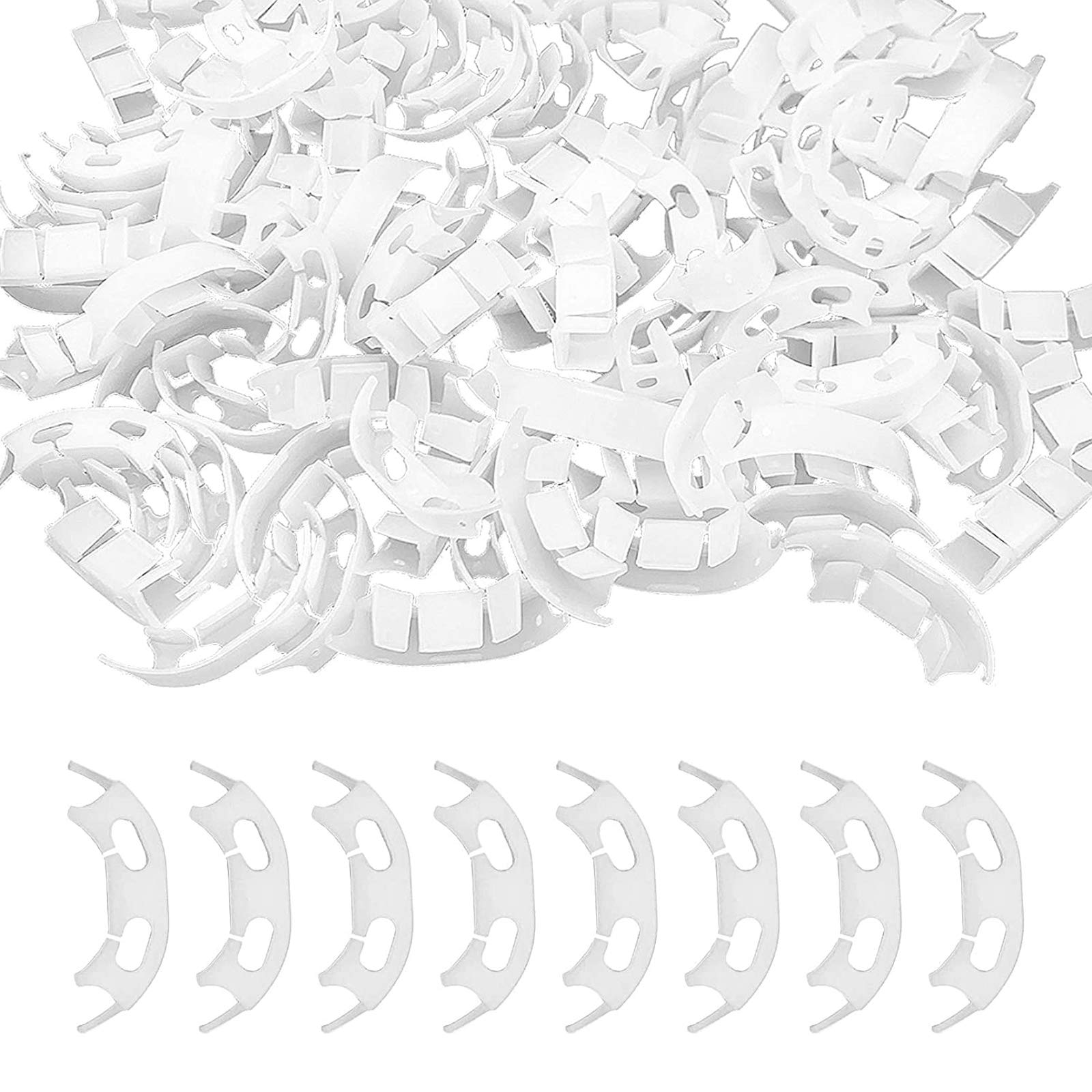200pcs Plant Training Clips - Low Stress Training Bender for Branches, Twigs & Plant Support | Perfect for Indoor/Outdoor Gardening, Hydroponics & Bonsai Growth Control